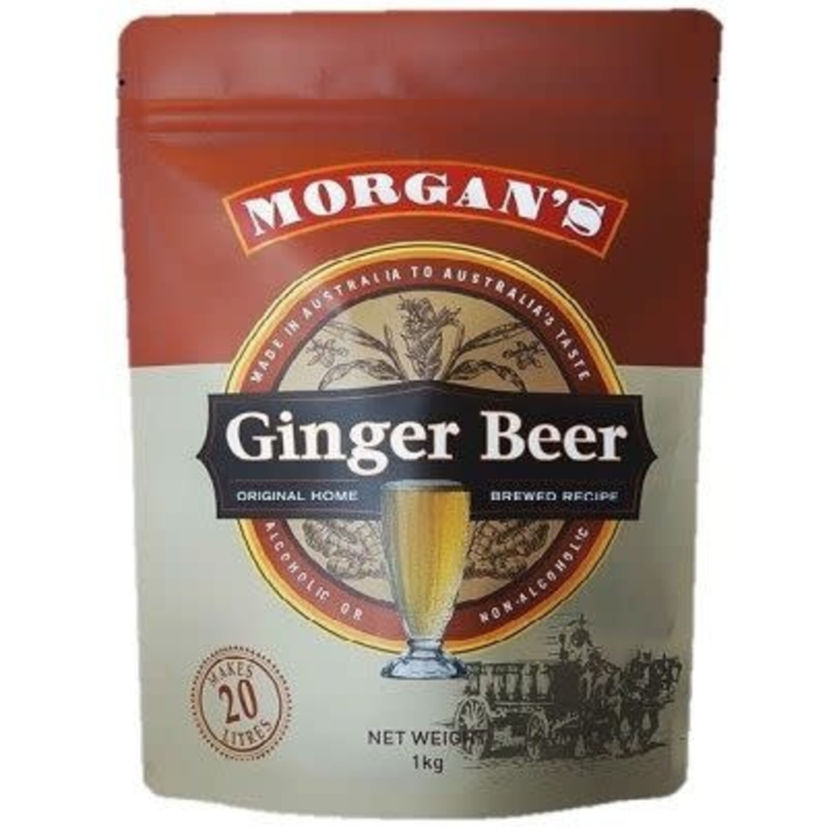 Morgan's Morgans Ginger Beer 1kg with yeast
