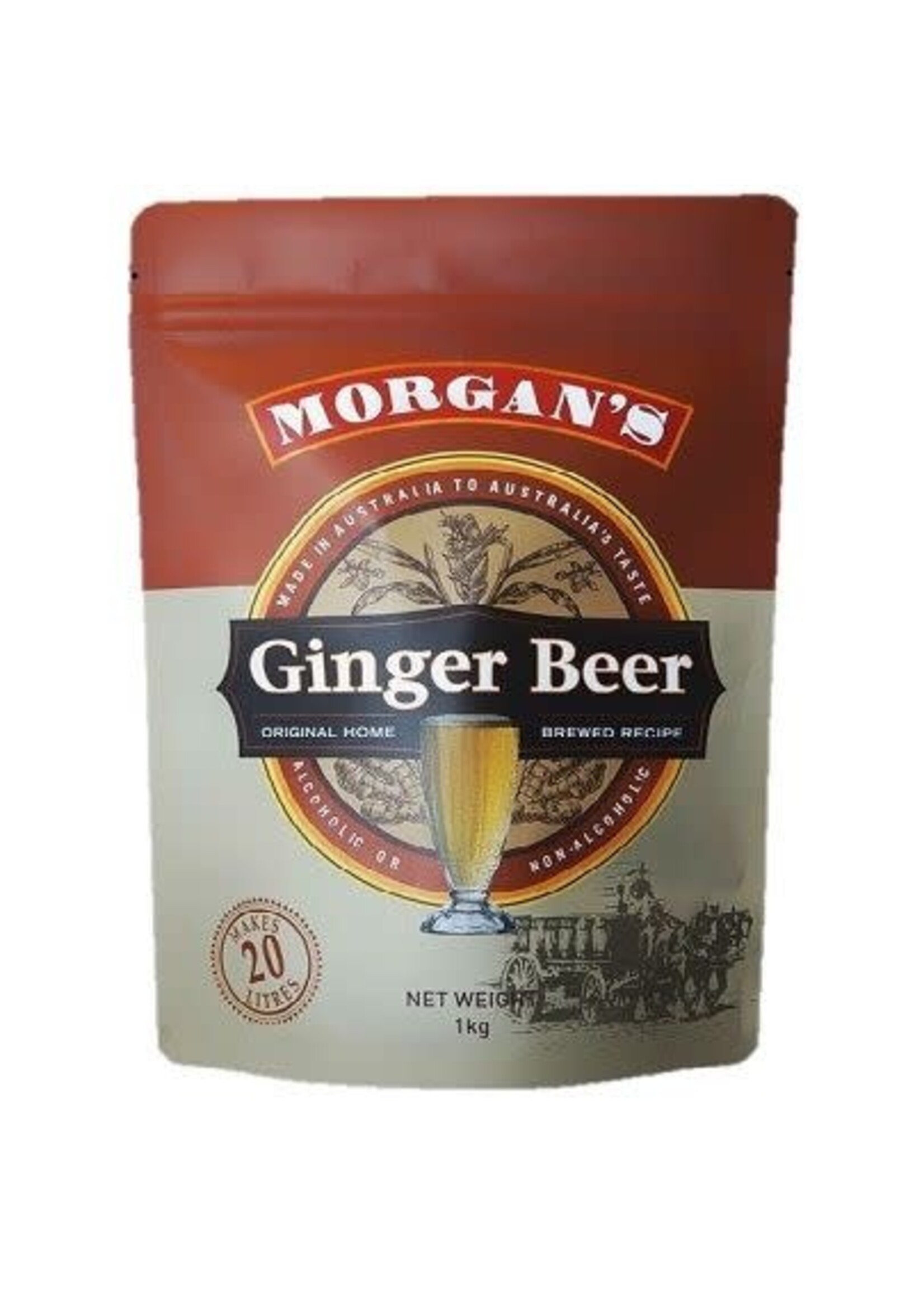 Morgan's Morgans Ginger Beer 1kg with yeast