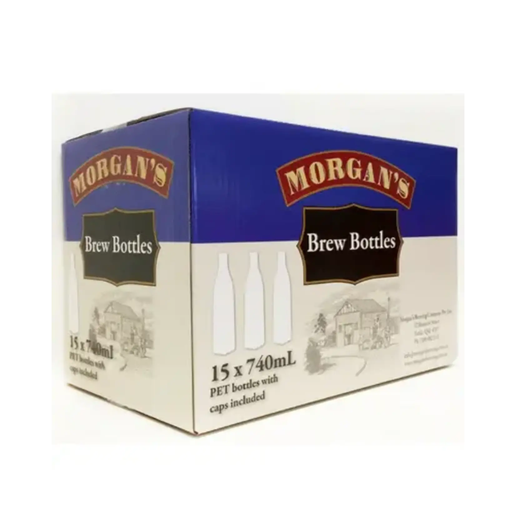 Morgan's Morgans PET Bottles 750mL (ctn of 15) Inc. Caps