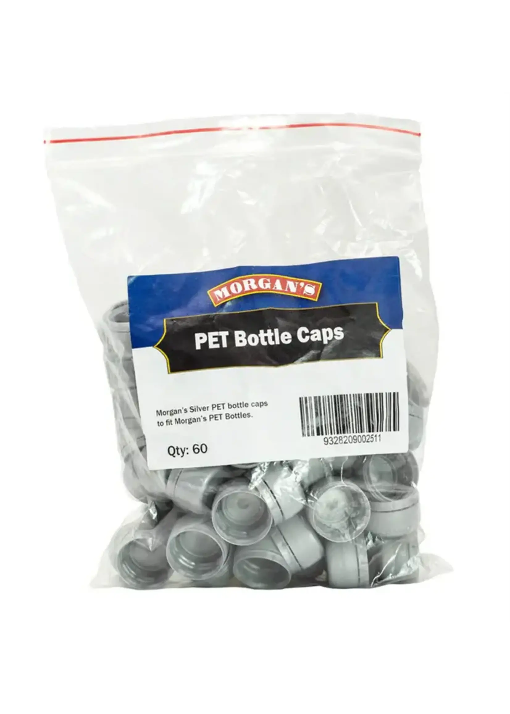 Morgan's Morgans PET Bottle Caps (Bag of 60)
