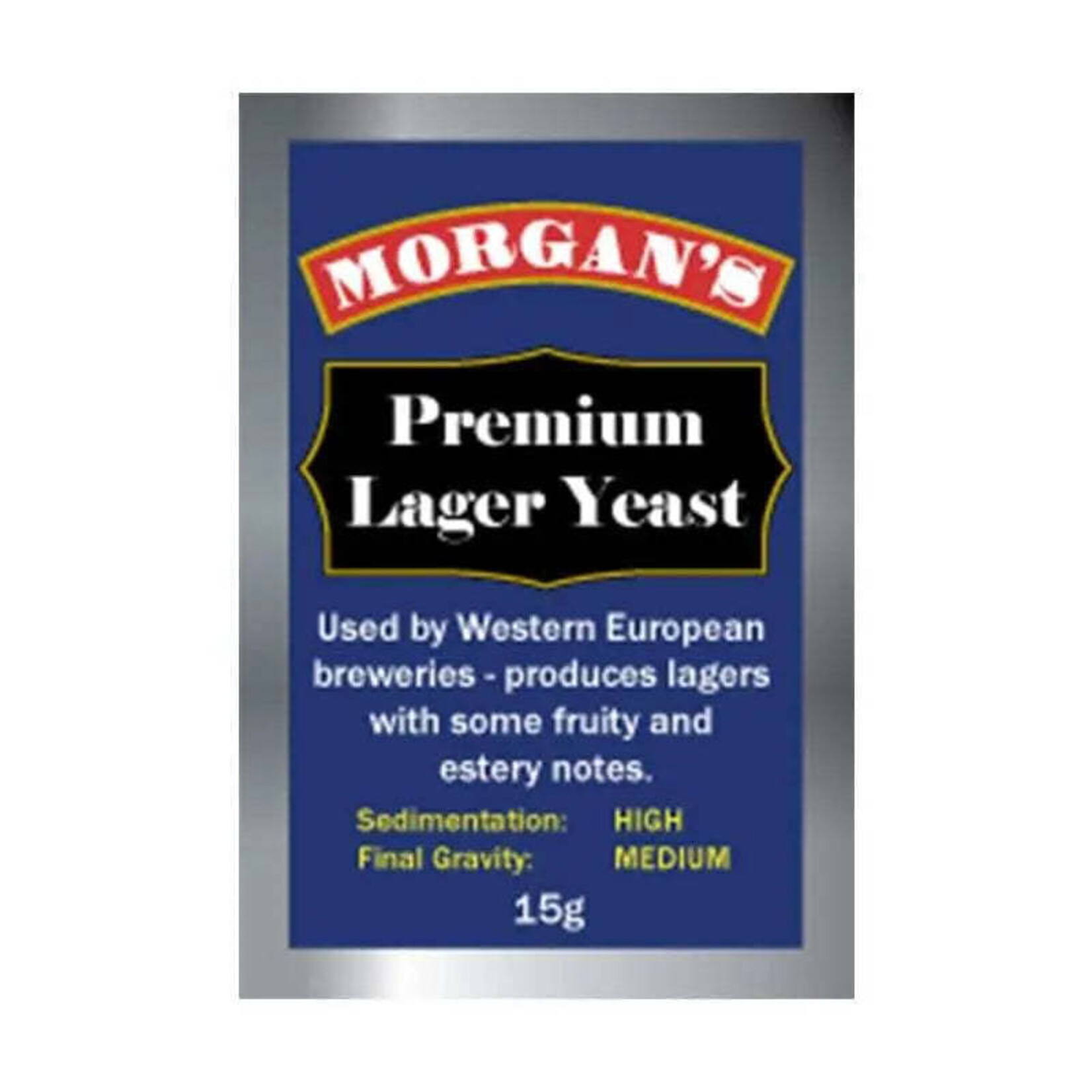 Morgan's Morgans Premium Lager Yeast 15g sachet