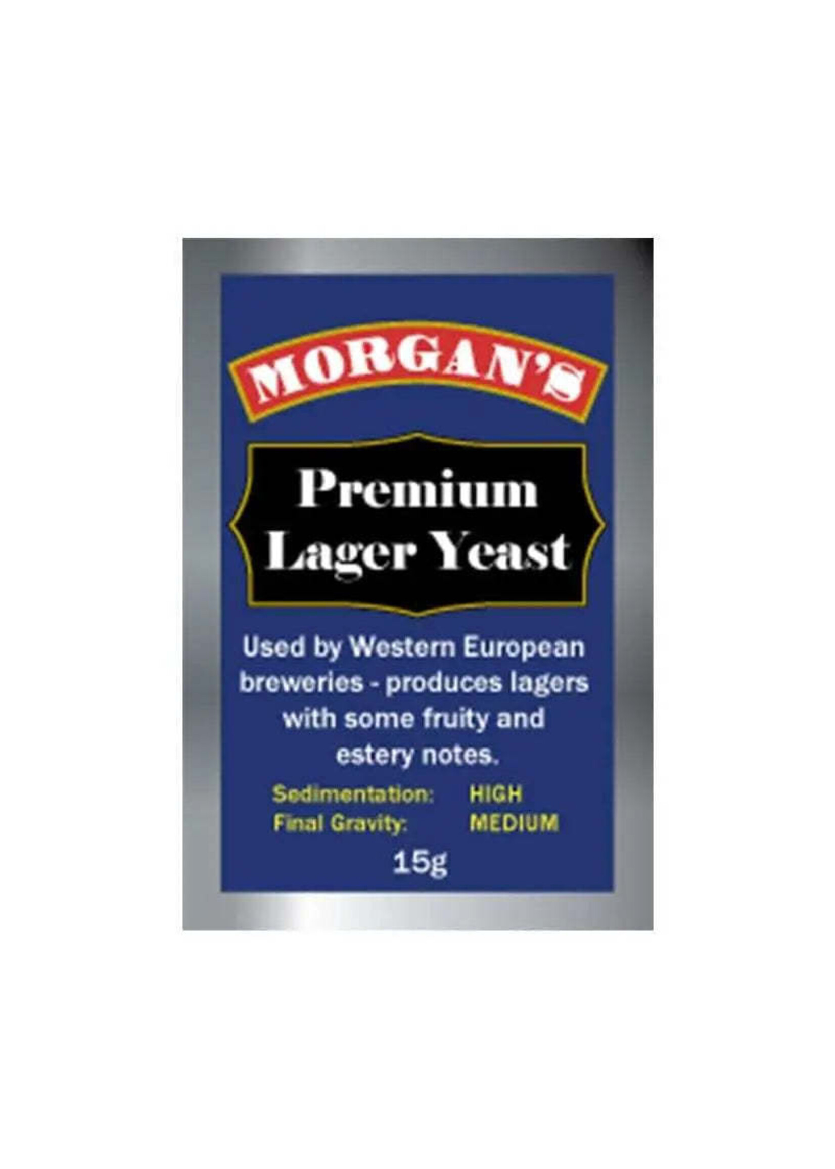 Morgan's Morgans Premium Lager Yeast 15g sachet