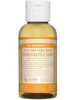 Dr Bronners Dr Bronners Organic Pure Castile Liquid Soap Citrus  59ml ( Yellow)