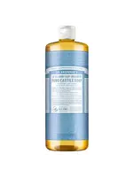 Dr Bronners Dr Bronners Organic Pure Castile Liquid Soap Unscented Baby Mild 946 ml ( Light Blue)