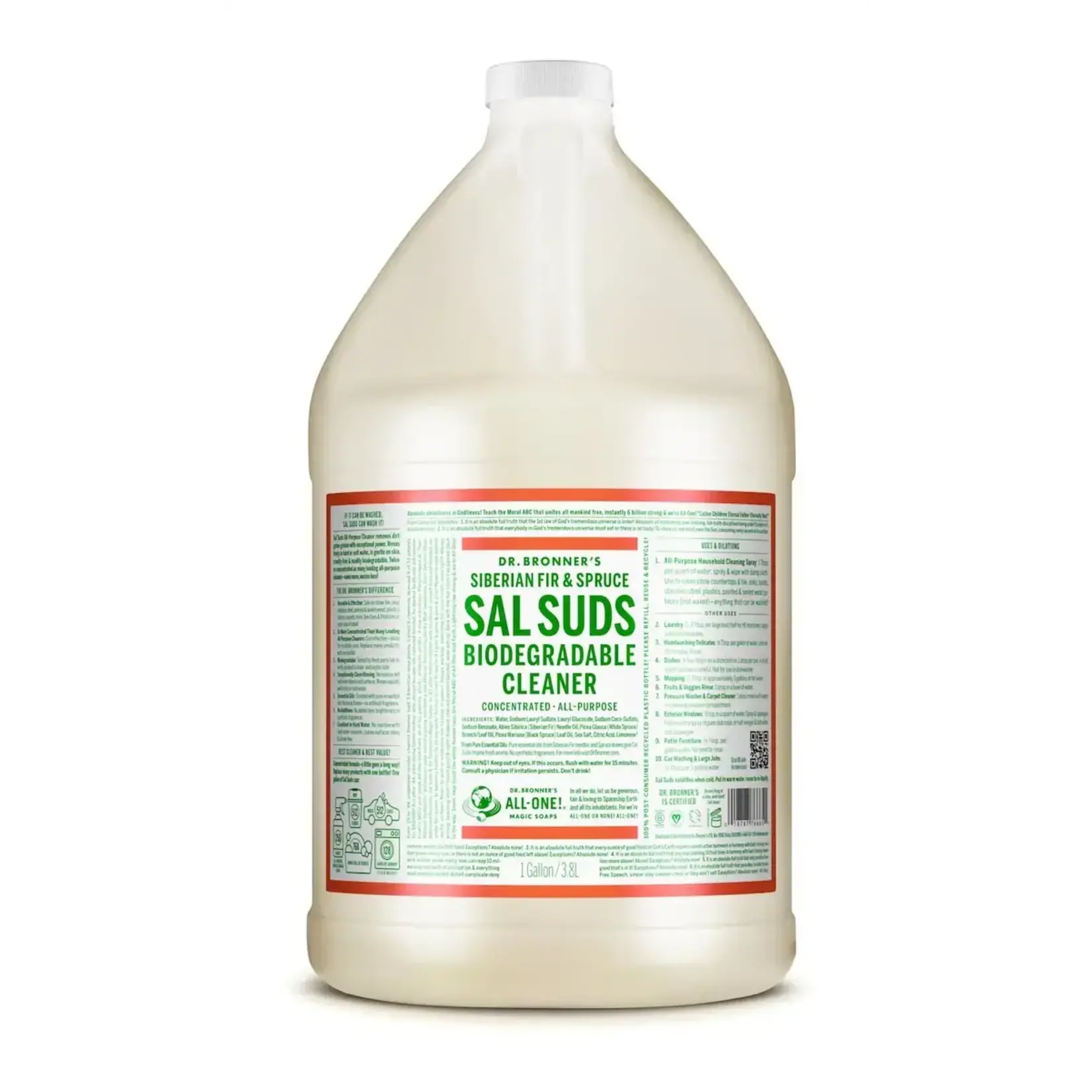 Dr Bronners Dr Bronners Organic Sal Suds Liquid Cleaner 3.78 Litre