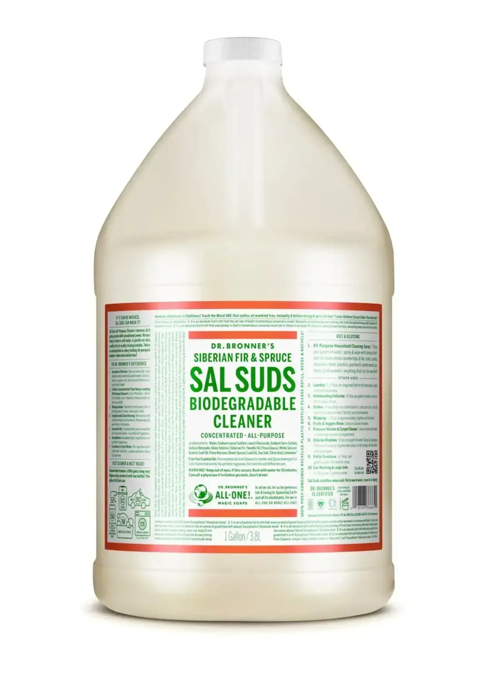 Dr Bronners Dr Bronners Organic Sal Suds Liquid Cleaner 3.78 Litre