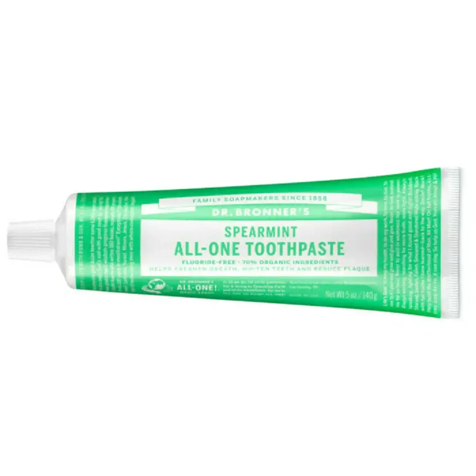 Dr Bronners Dr Bronners Organic Toothpaste  Spearmint 140g