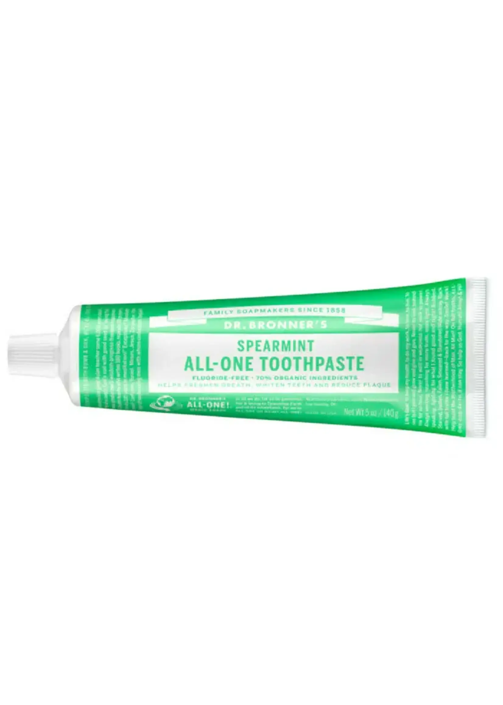 Dr Bronners Dr Bronners Organic Toothpaste  Spearmint 140g