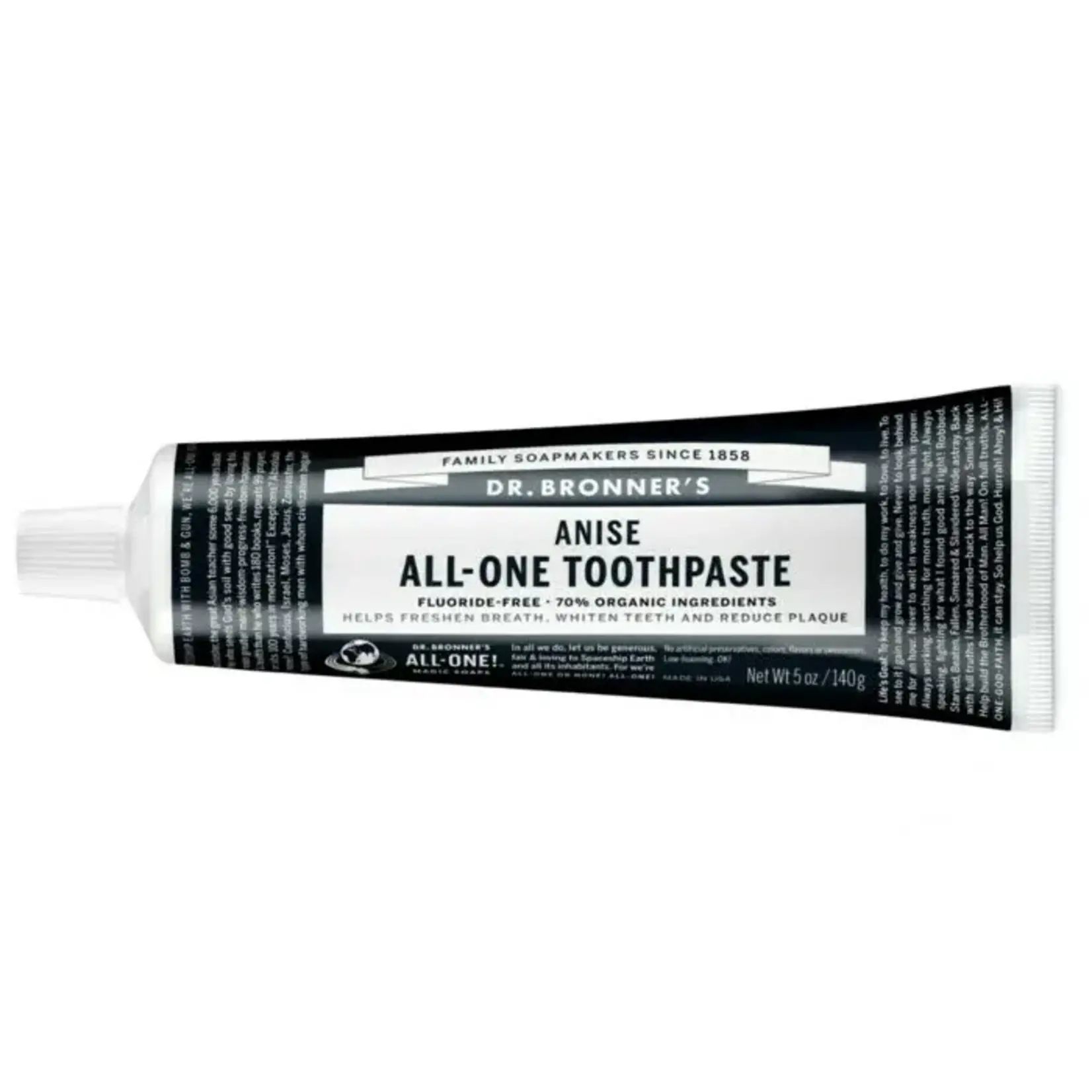 Dr Bronners Dr Bronners Organic Toothpaste Anise 140g