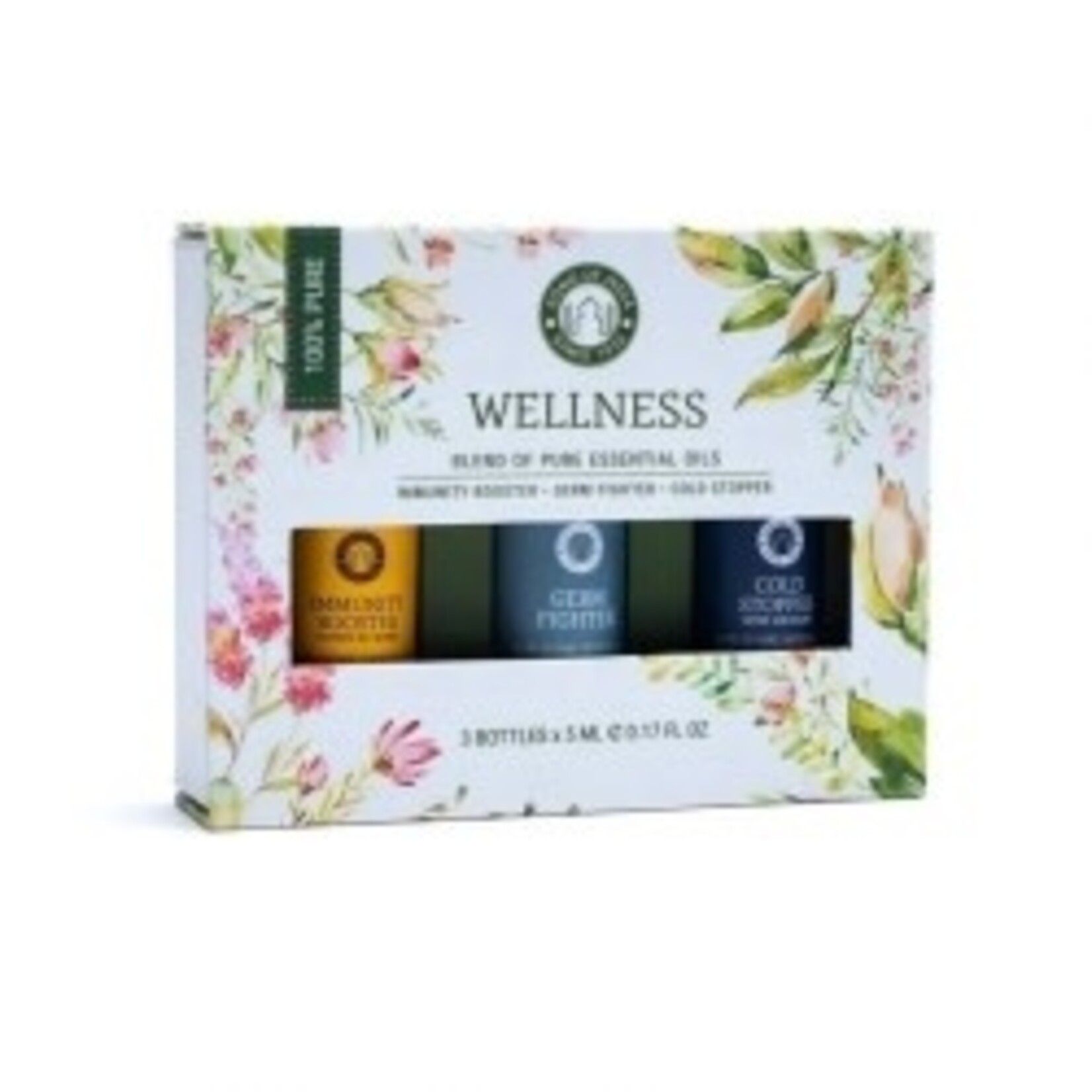 Song of India Song of India Essential Oil Set 3x 5ml Bottles Wellness (Immunity Booster, Germ Fighter, Cold Stopper)