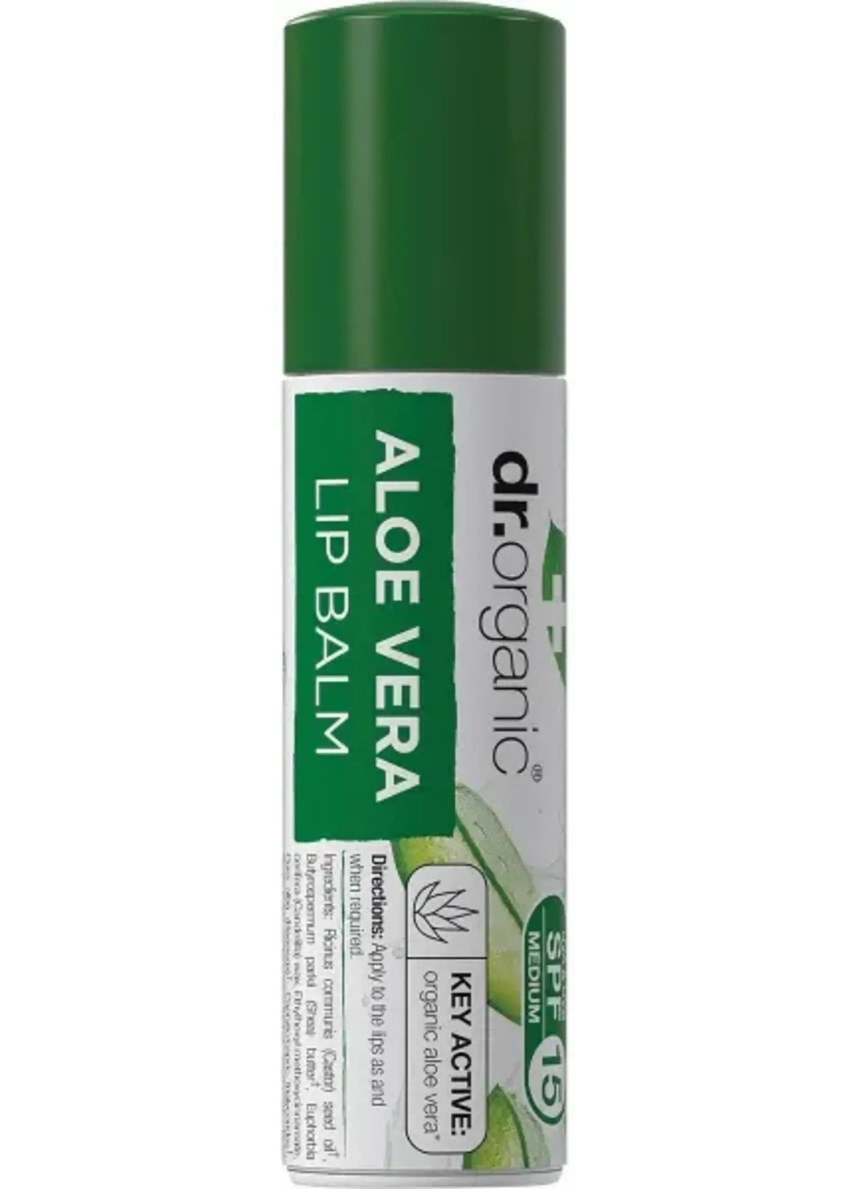 Dr Organic Dr Organic Lip Balm SPF 15 Aloe Vera 5.7 ml