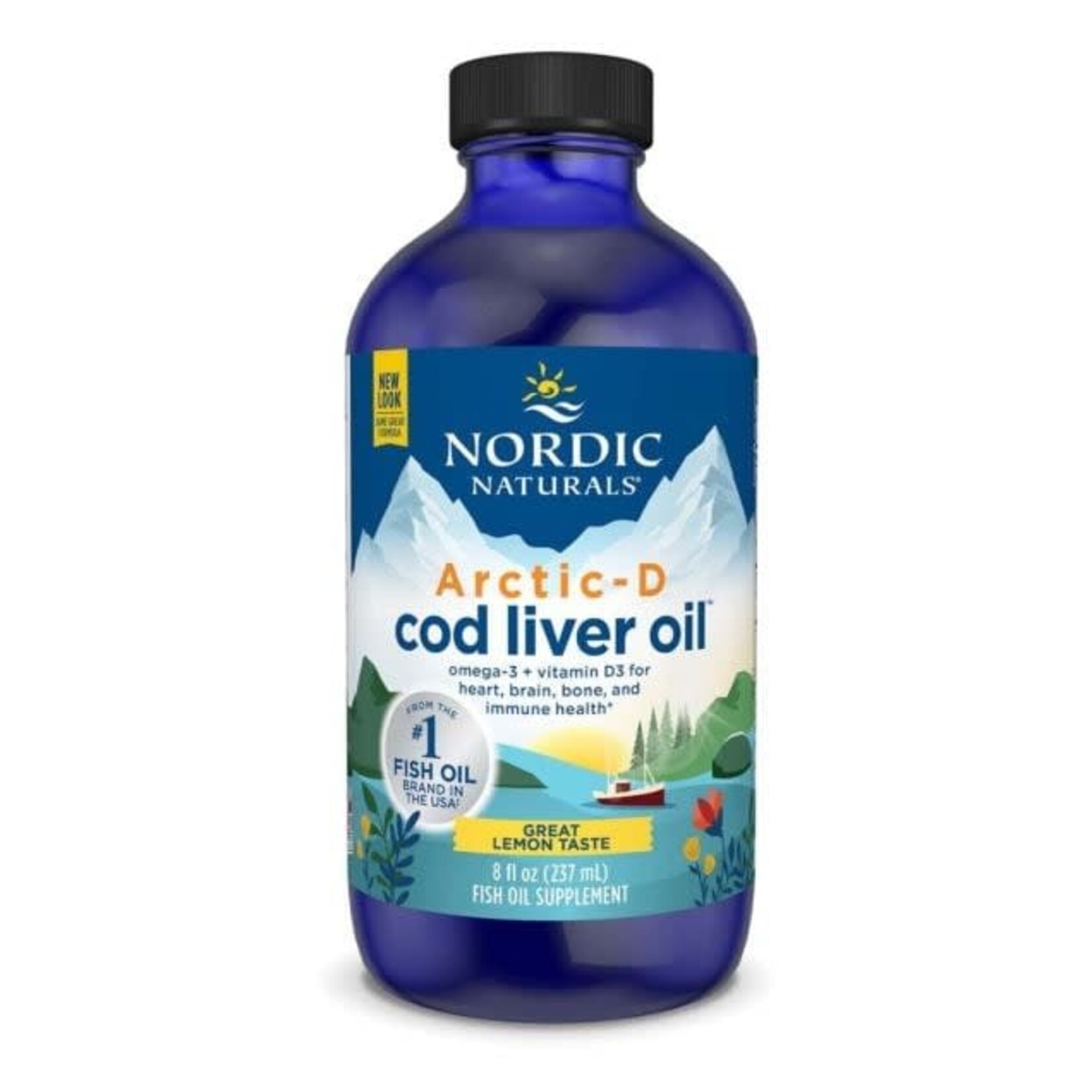 NORDIC NATURALS Nordic Naturals Arctic Cod Liver Oil Lemon 237ml