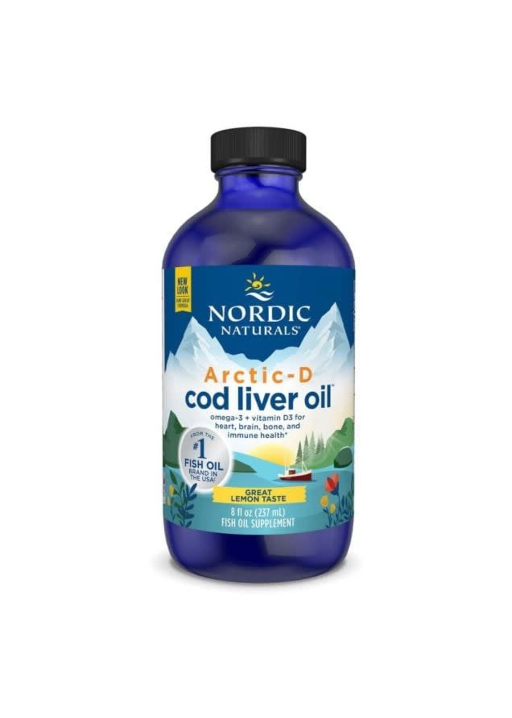 NORDIC NATURALS Nordic Naturals Arctic Cod Liver Oil Lemon 237ml