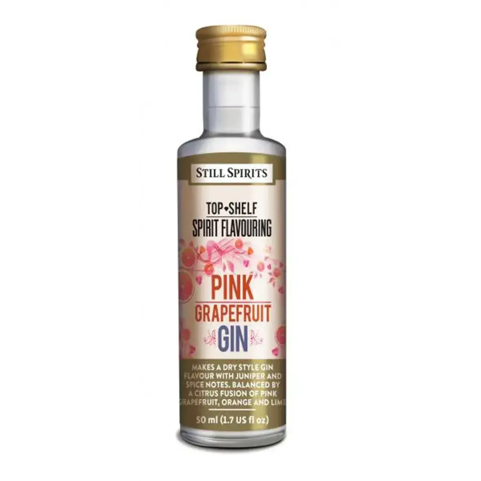Still Spirits Still Spirits Top Shelf Pink Grapefruit Gin 50mls