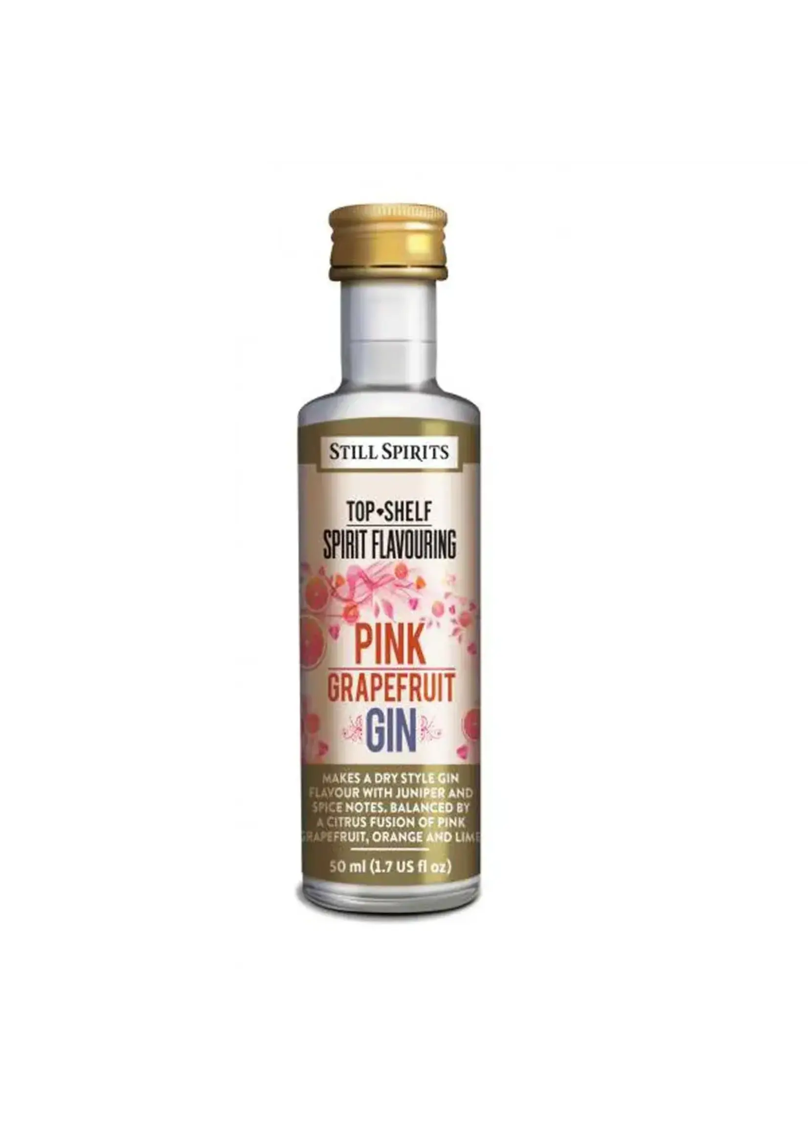Still Spirits Still Spirits Top Shelf Pink Grapefruit Gin 50mls