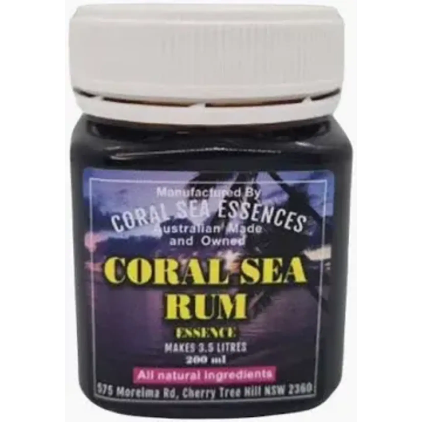 Coral Sea Essences Coral Sea Rum  200ml (Makes 3.5 litres)