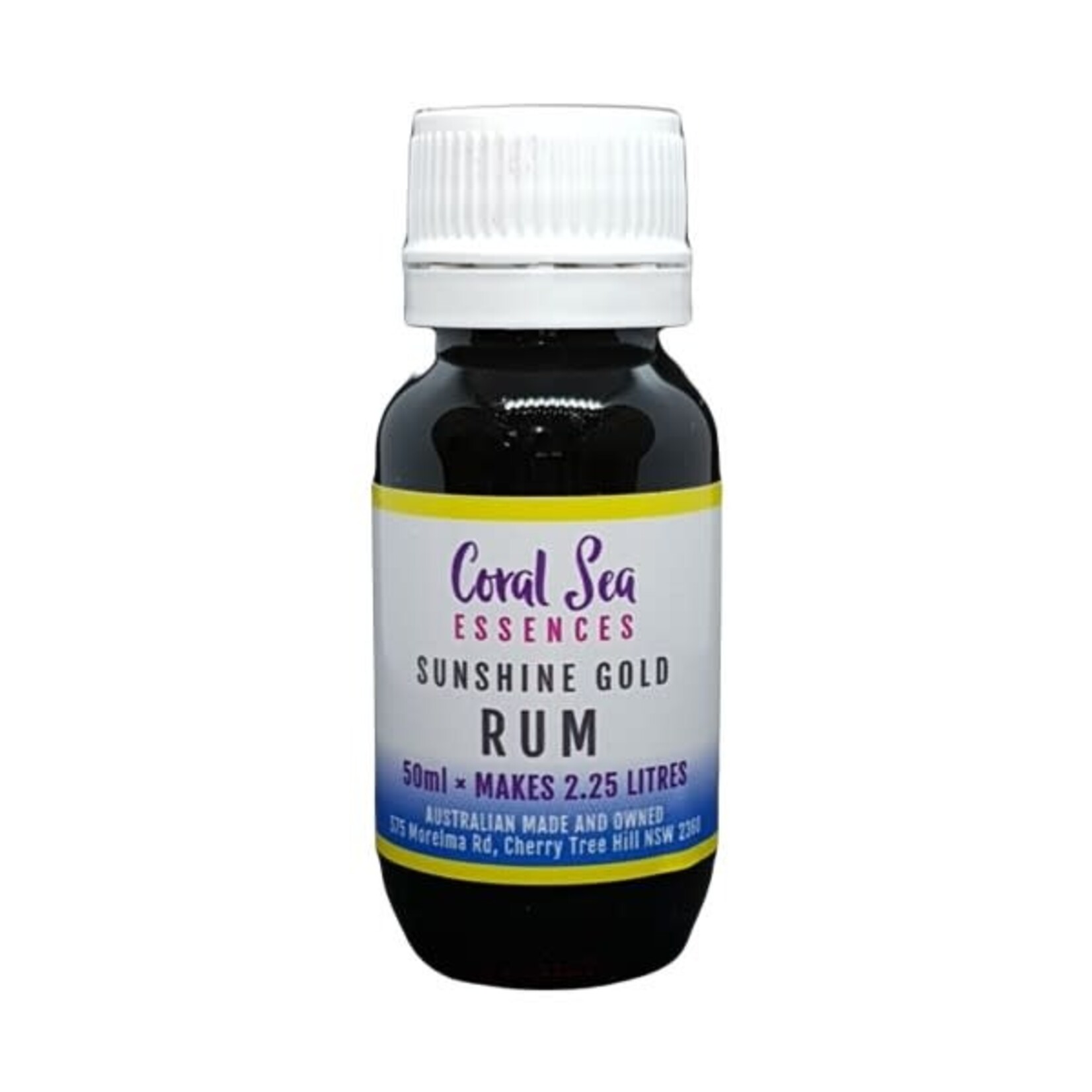 Coral Sea Essences Coral Sea Sunshine Gold Rum  50ml (makes 2.5litres)