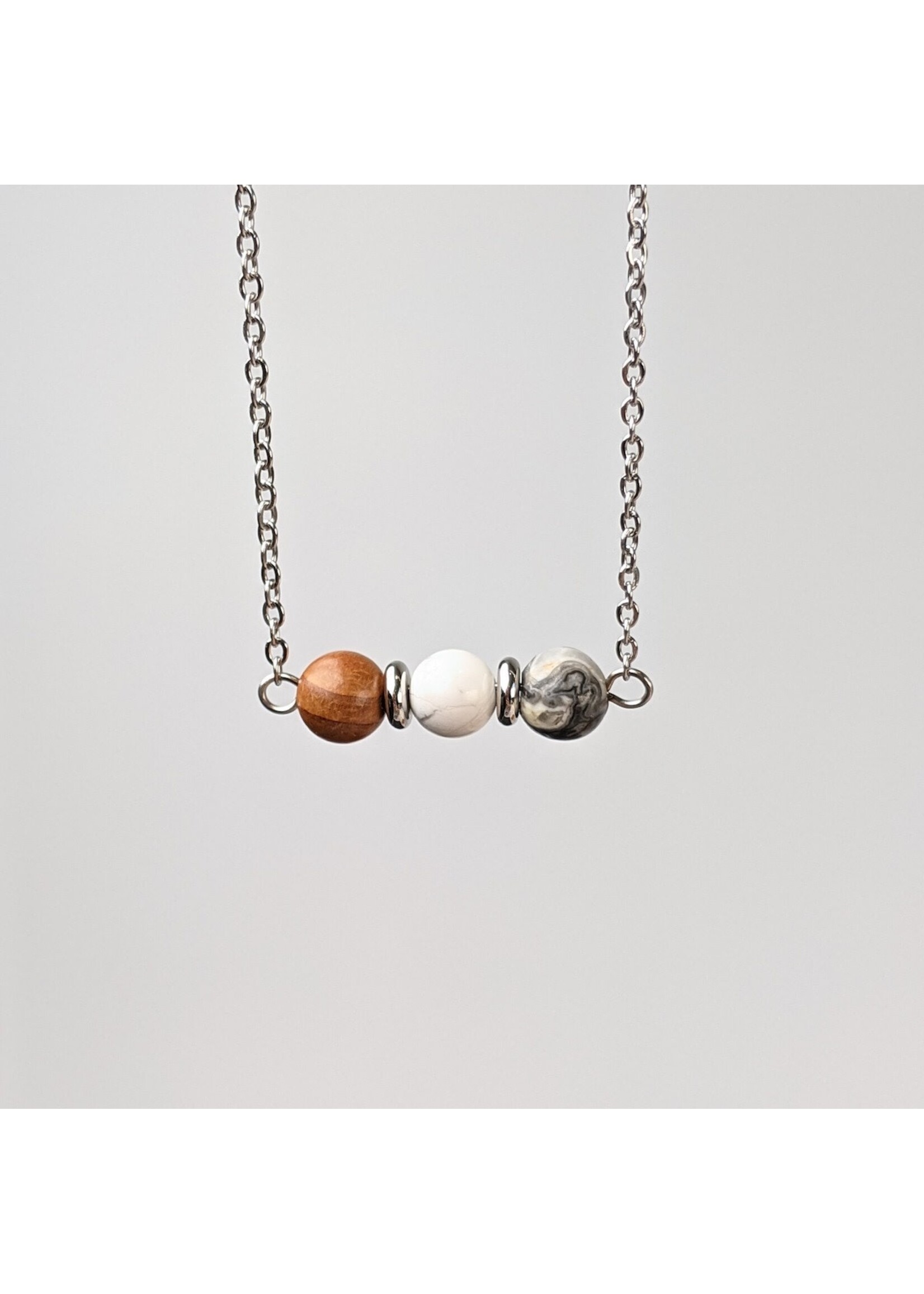 Acacia Acacia Rosewood Diffuser Necklace ( DNR)
