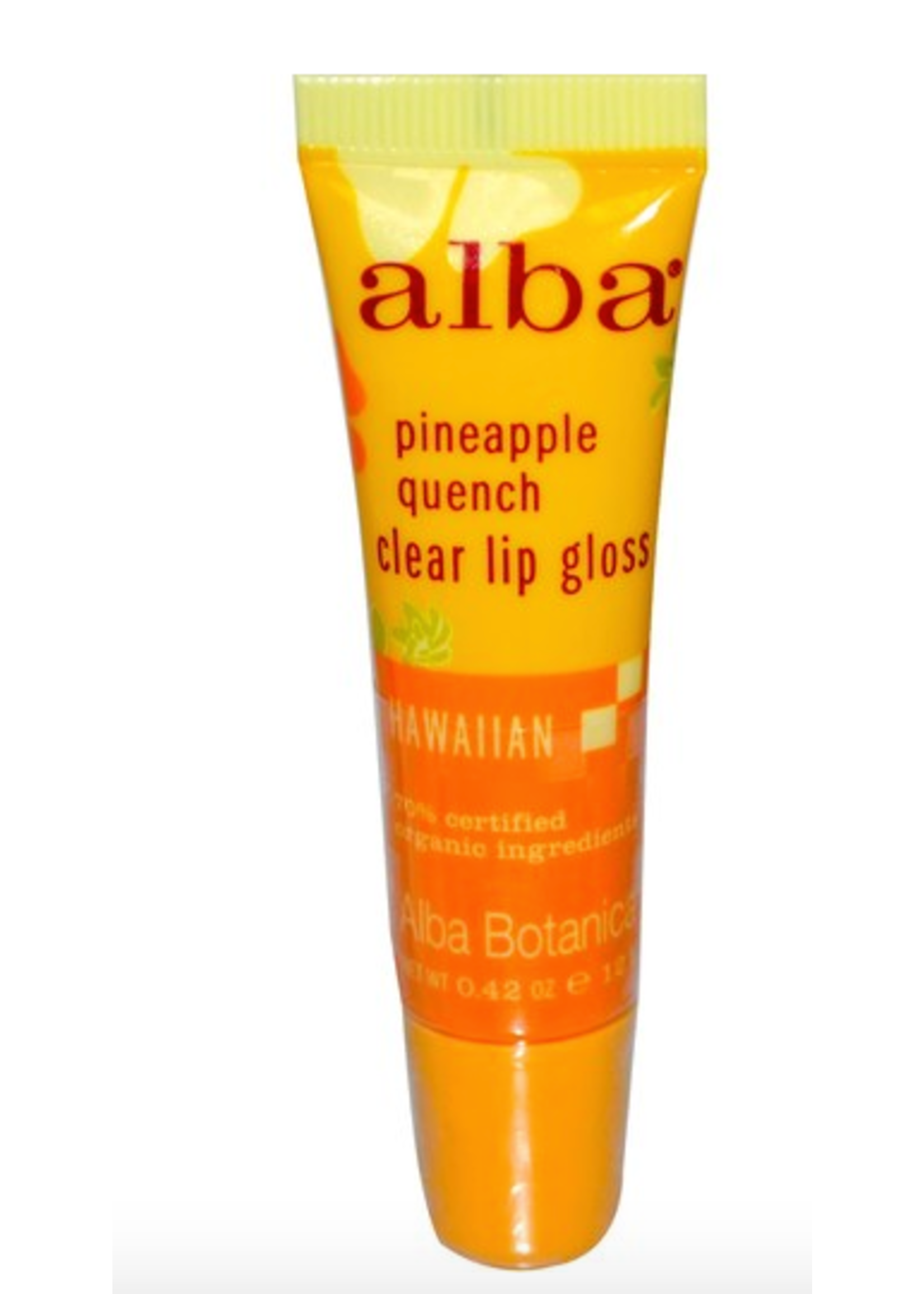 alba Alba Clear Lip Gloss Pineapple 0.42oz