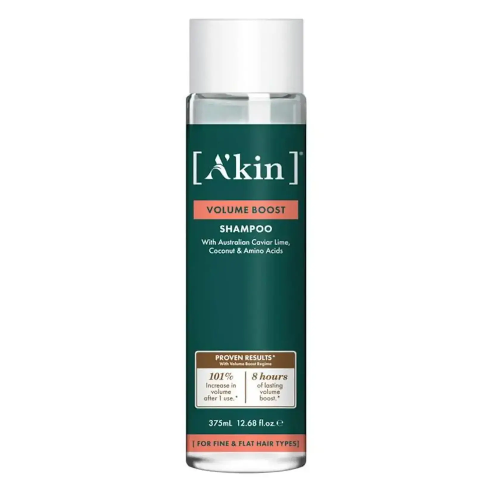 A'kin Akin Volume Boost Conditioner Caviar Lime Coconut  & Amino Acids 375ml
