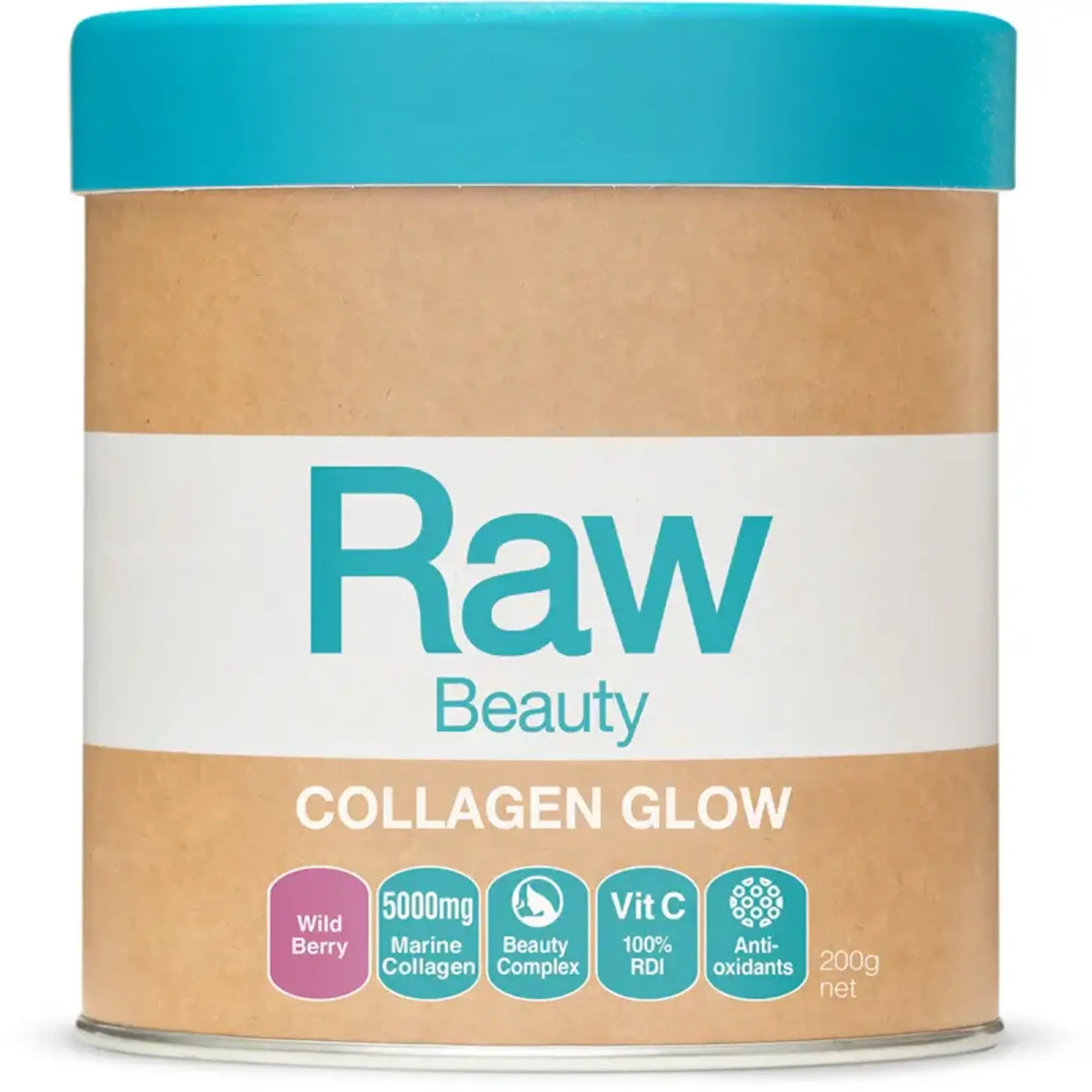 Amazonia Raw Amazonia Raw Collagen Glow Wild Berry 200g