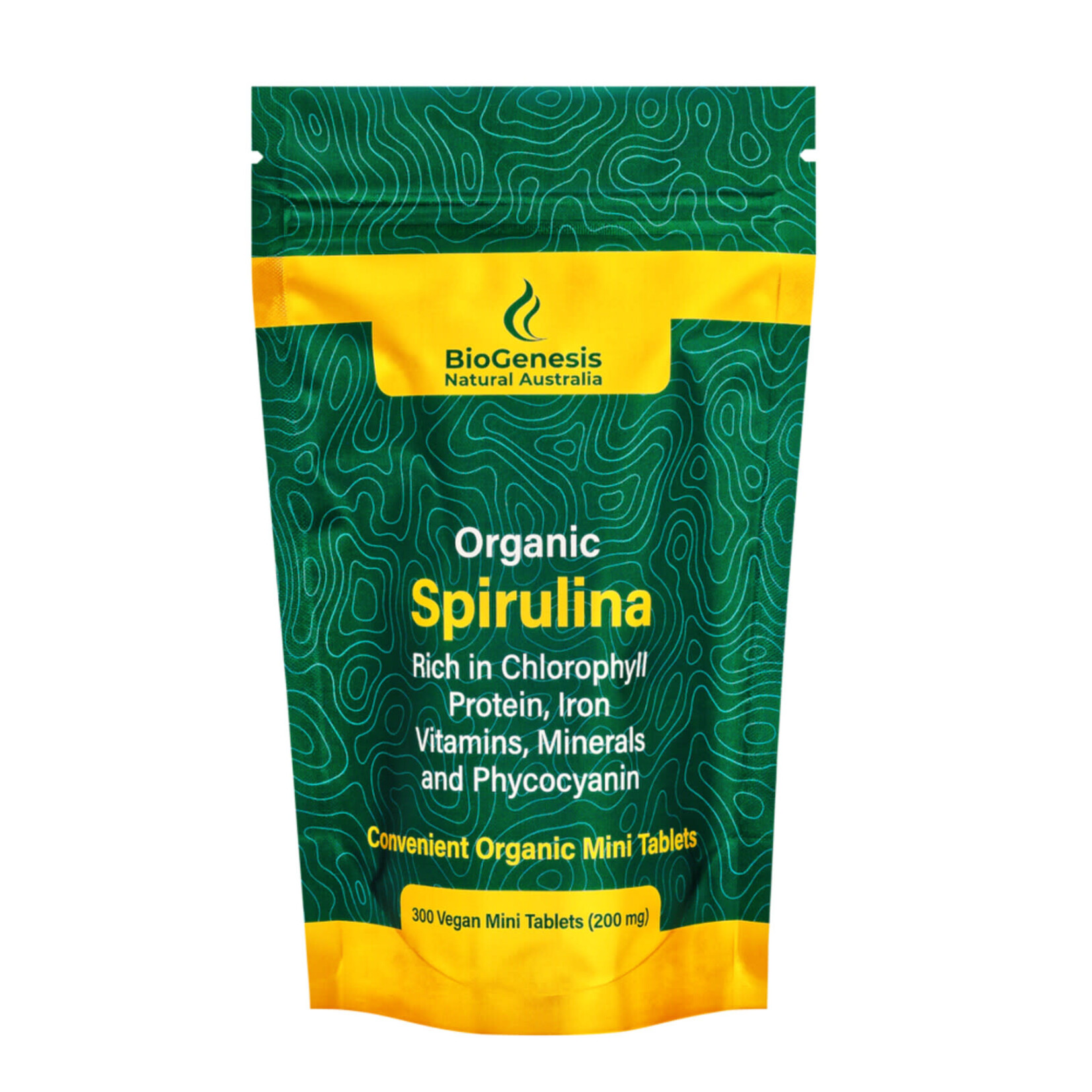 Biogenesis Natural Australia Biogenesis Organic Spirulina 300 mini tabs