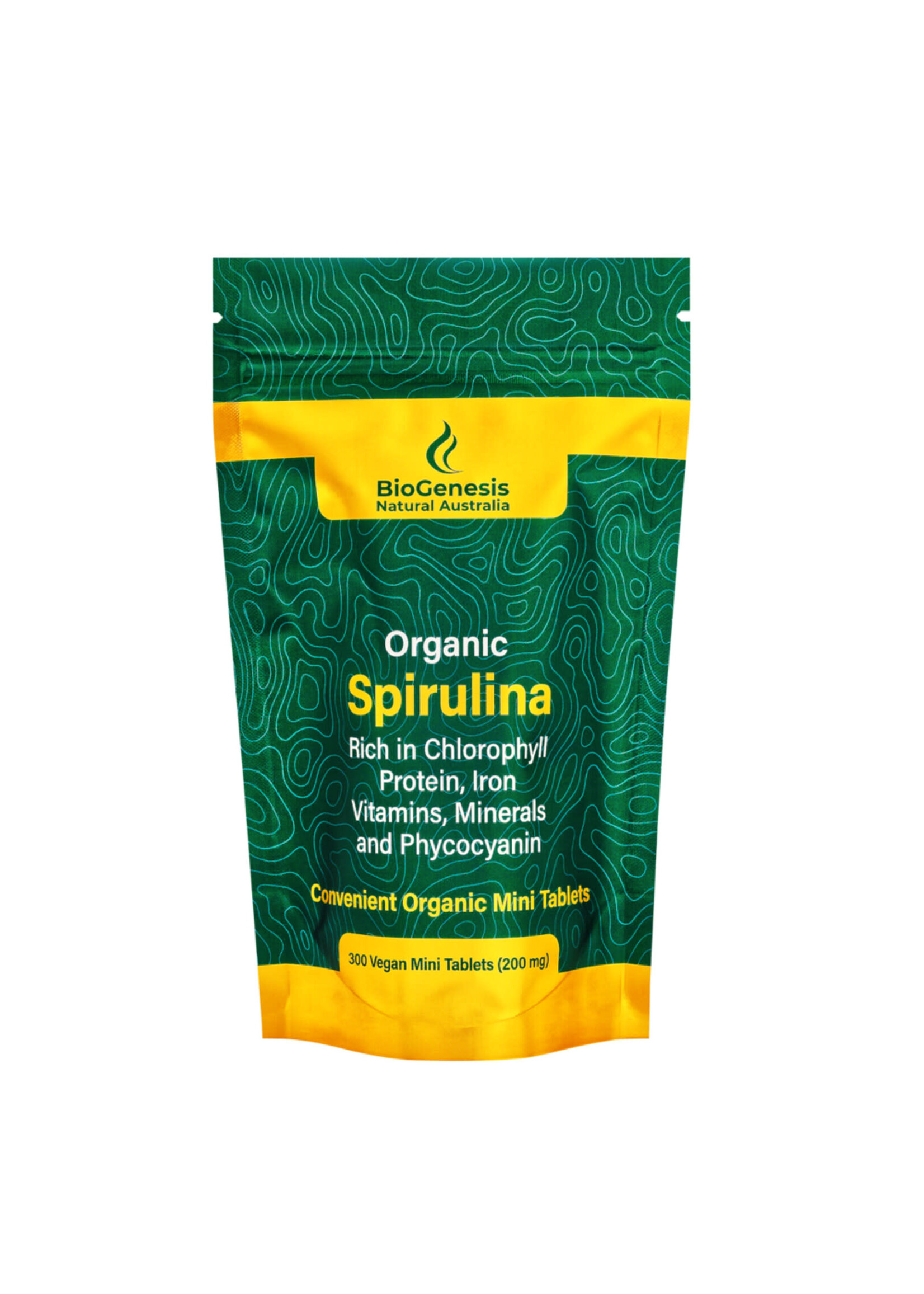 Biogenesis Natural Australia Biogenesis Organic Spirulina 300 mini tabs