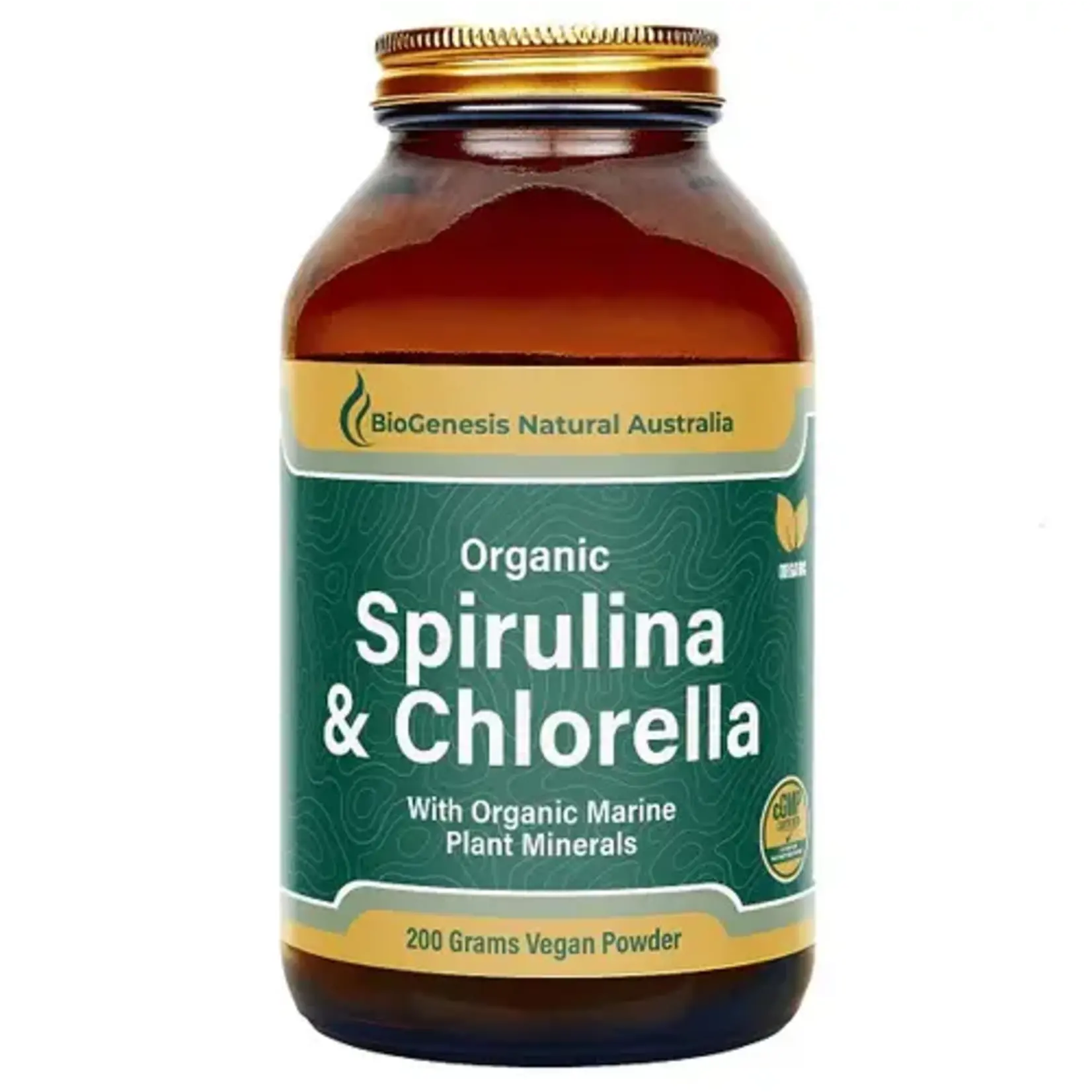 Biogenesis Natural Australia BioGenesis Spirulina & Chlorella 200gms vegan Powder