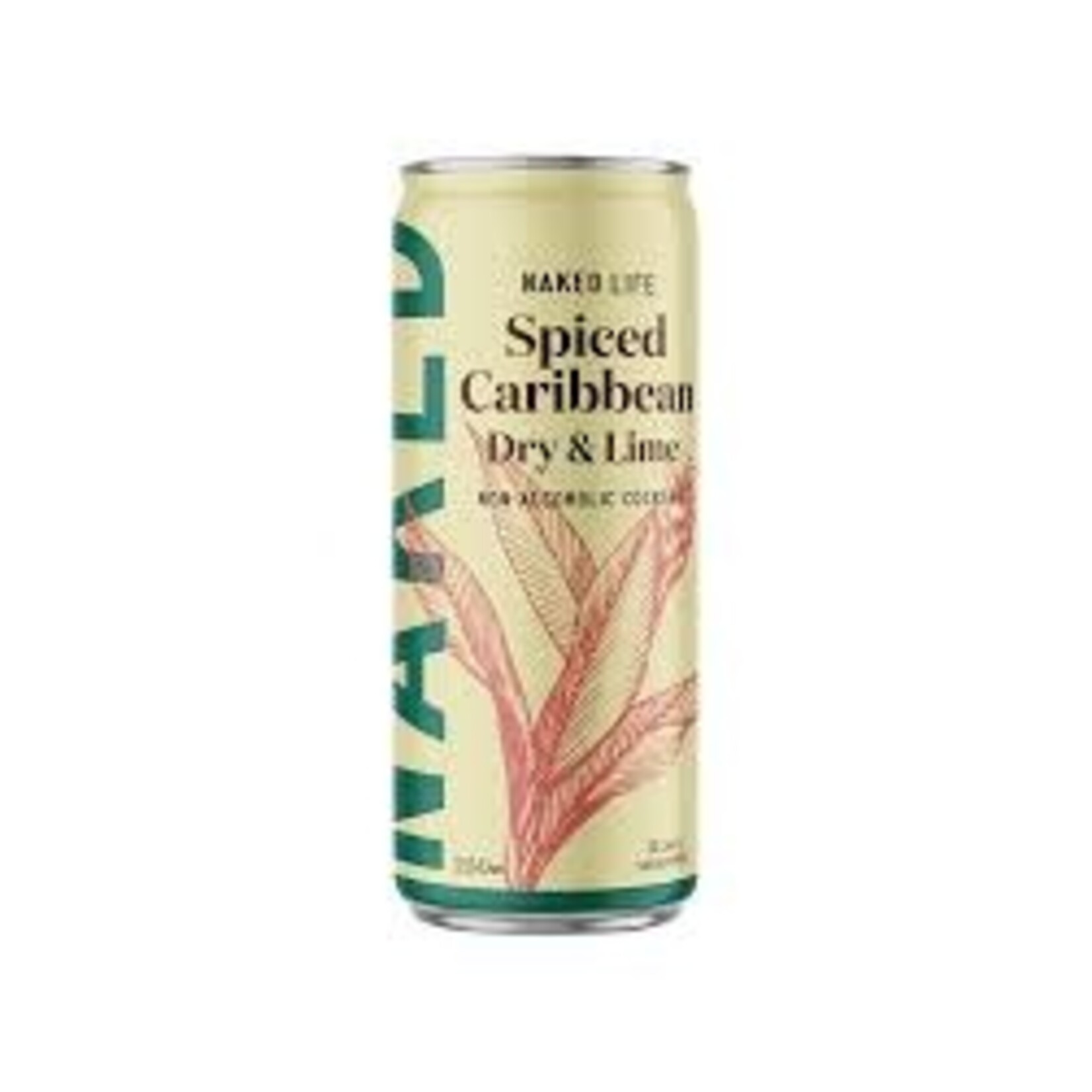 nakedlifespirits NAKED LIFE SPIRITS  Non Alcoholic Spiced  Caribbean Dry & Lime 250ml