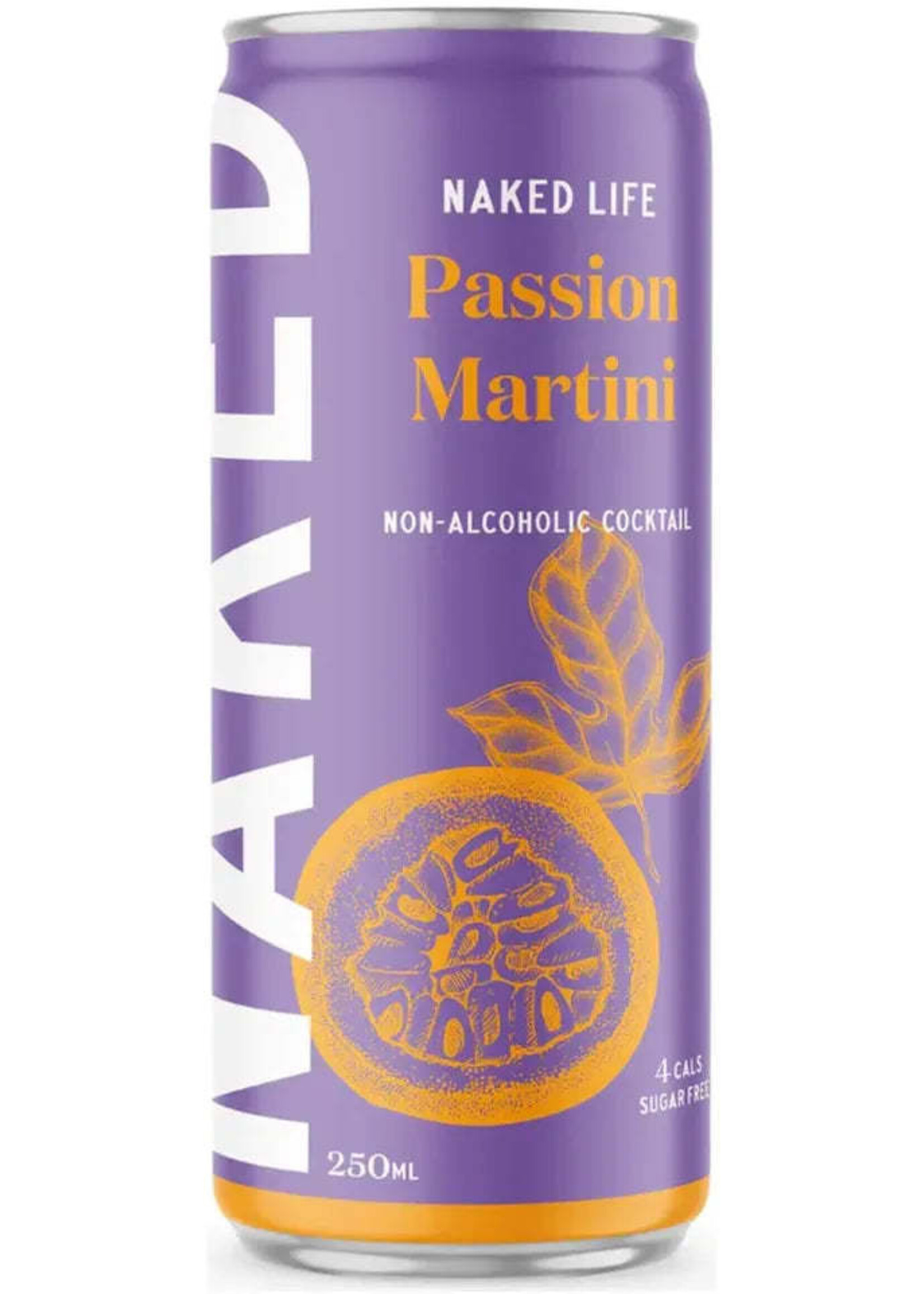 nakedlifespirits NAKED  LIFE Non Alcoholic Passion Martini 250ml