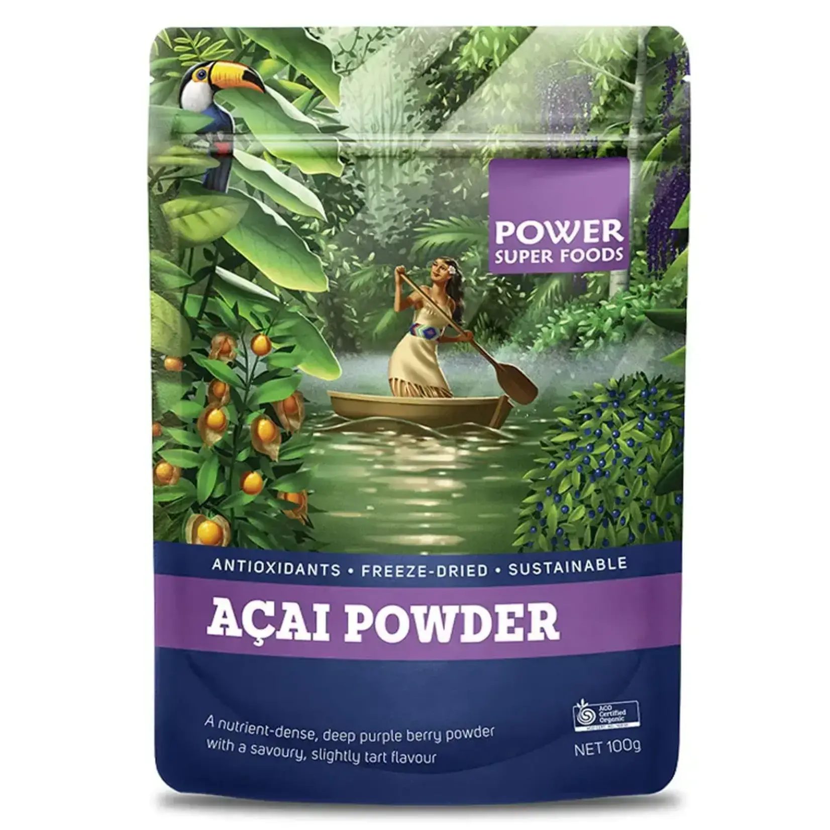 Power Super Foods Power Super Foods Organic  Acai Berry Powder 100g