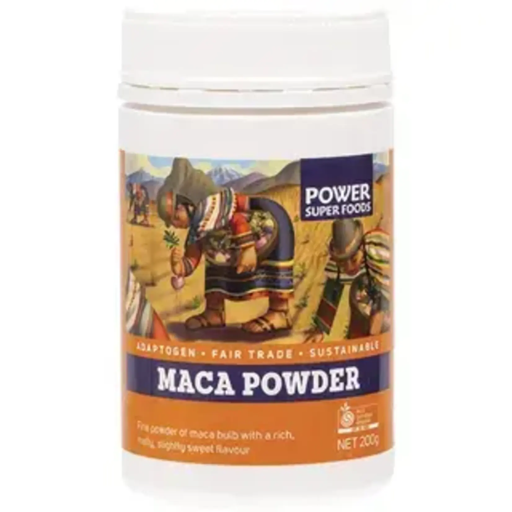 Power Super Foods Power Super Foods Organic  Maca Powder 200g (Tub)