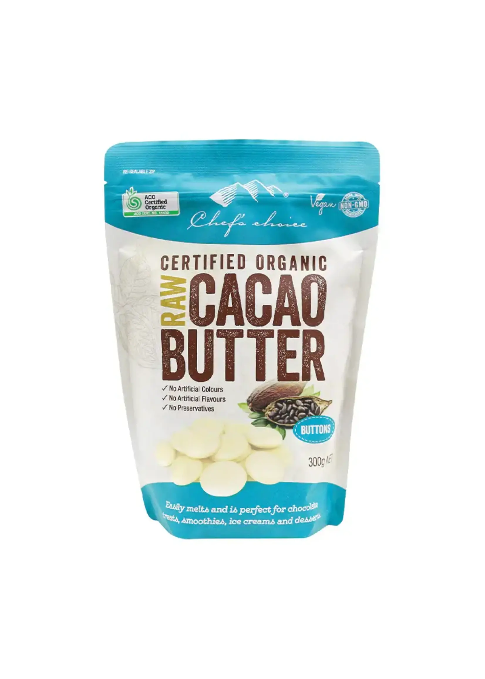 Chefs Choice Chefs Choice Organic Raw Cacao Butter 300g