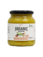 Ceres Organics Chefs Choice Organic Sauerkraut  with Ginger & Turmeric 350g