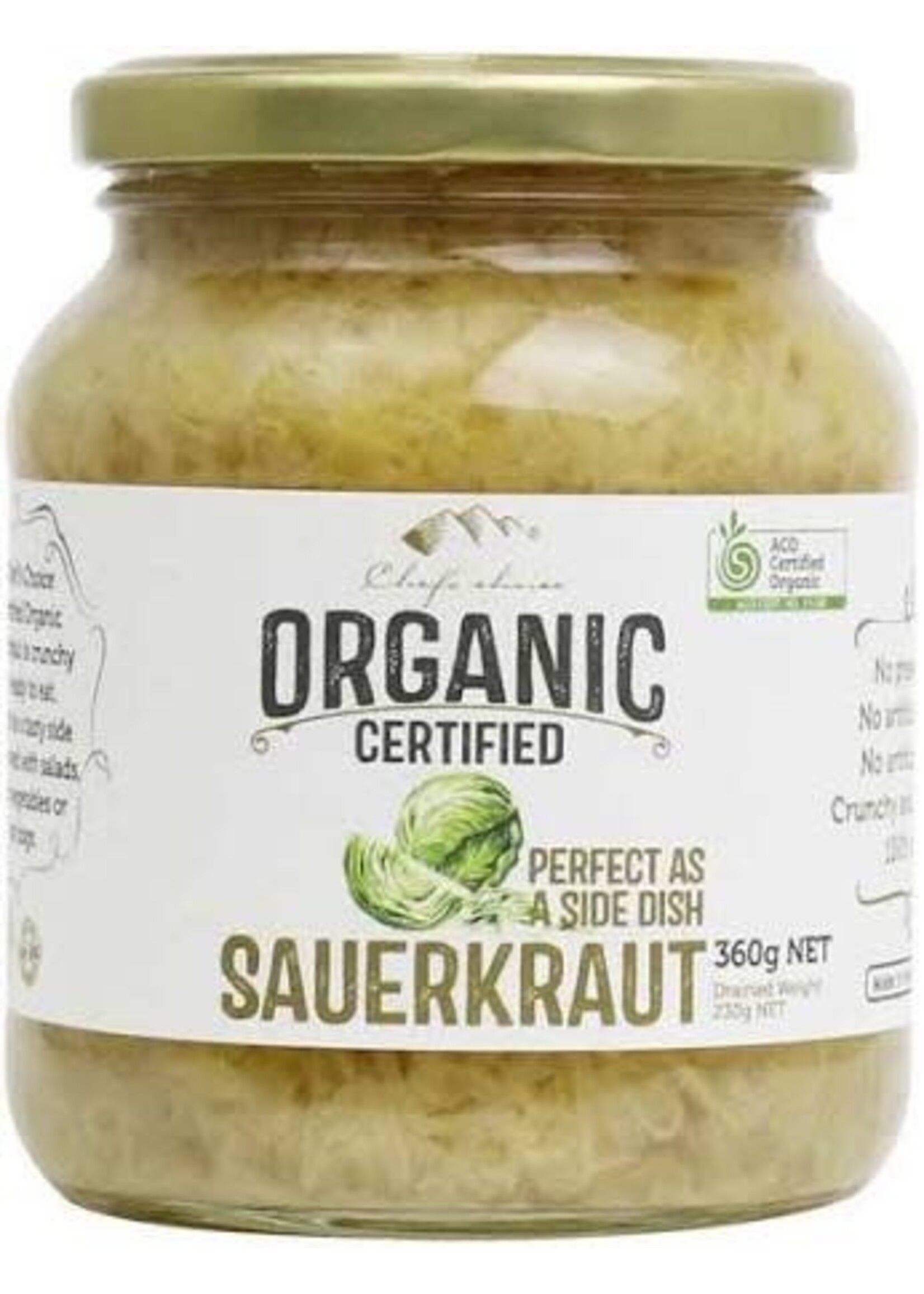 Chefs Choice Chefs Choice Organic Sauerkraut 360g