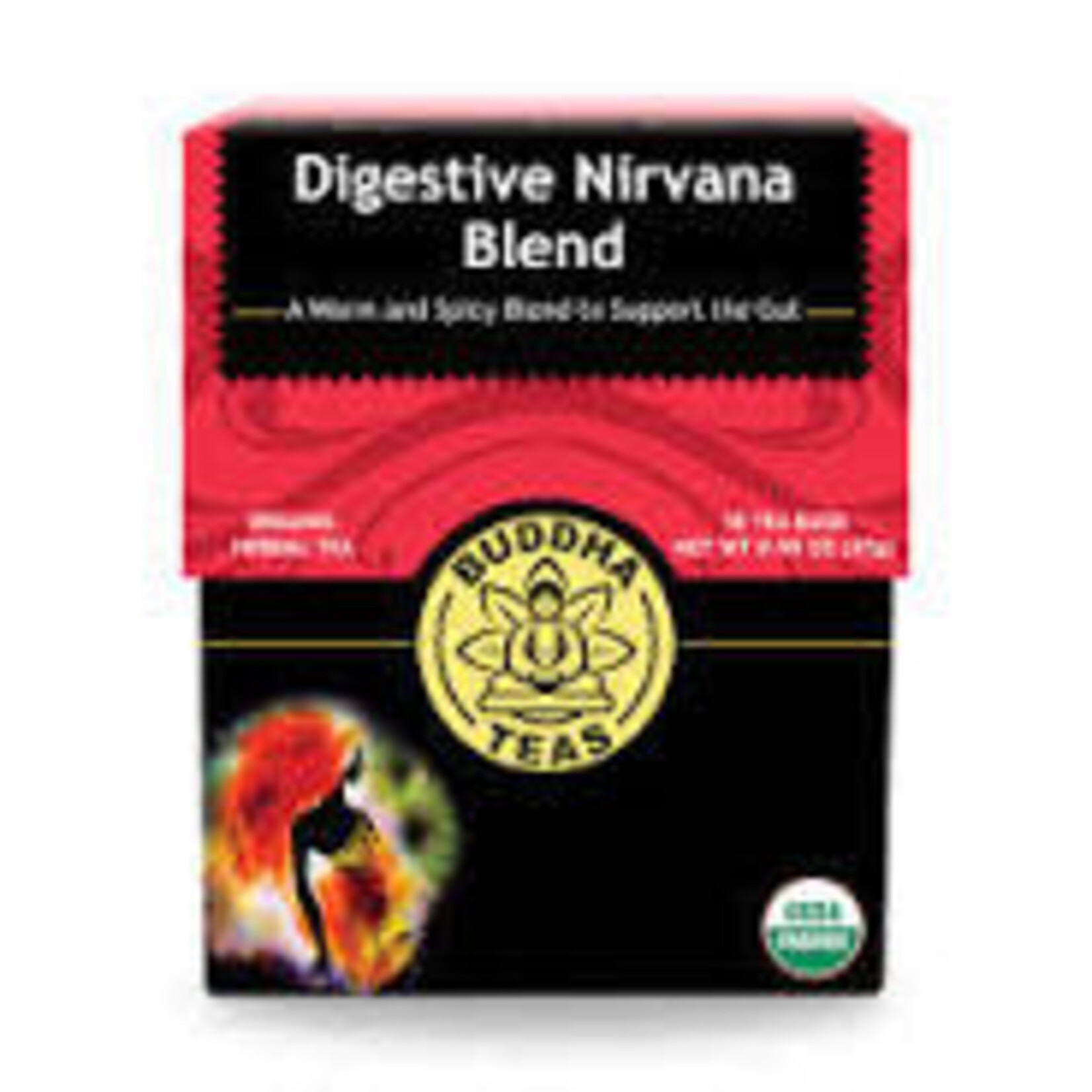 Buddha Teas Buddha Teas Organic Herbal Tea Bags 18 pk Digestive Nirvana Blend