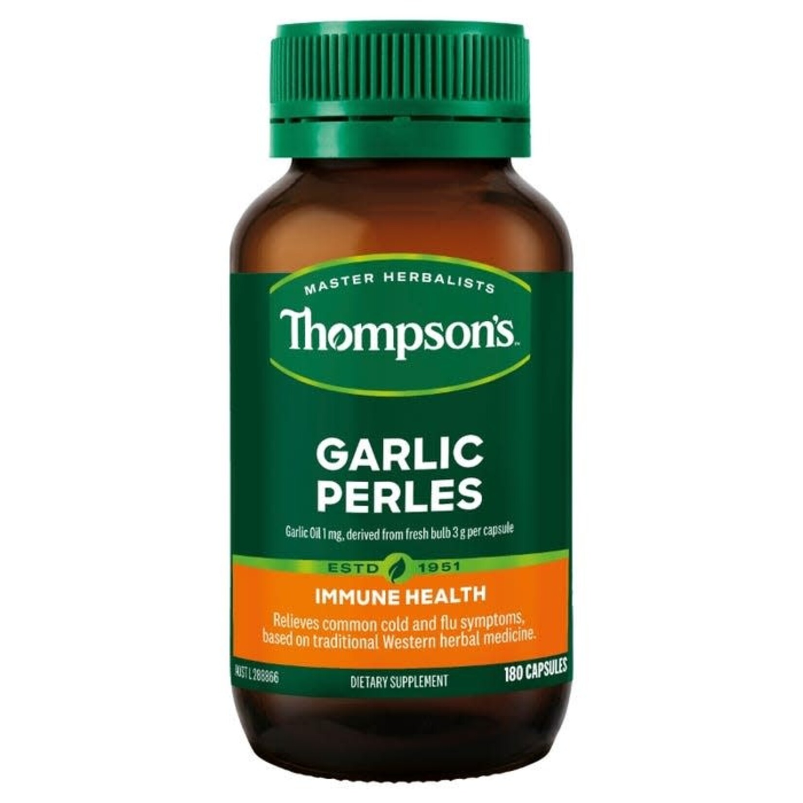 Thompson's Thompsons Garlic Perles 180 caps