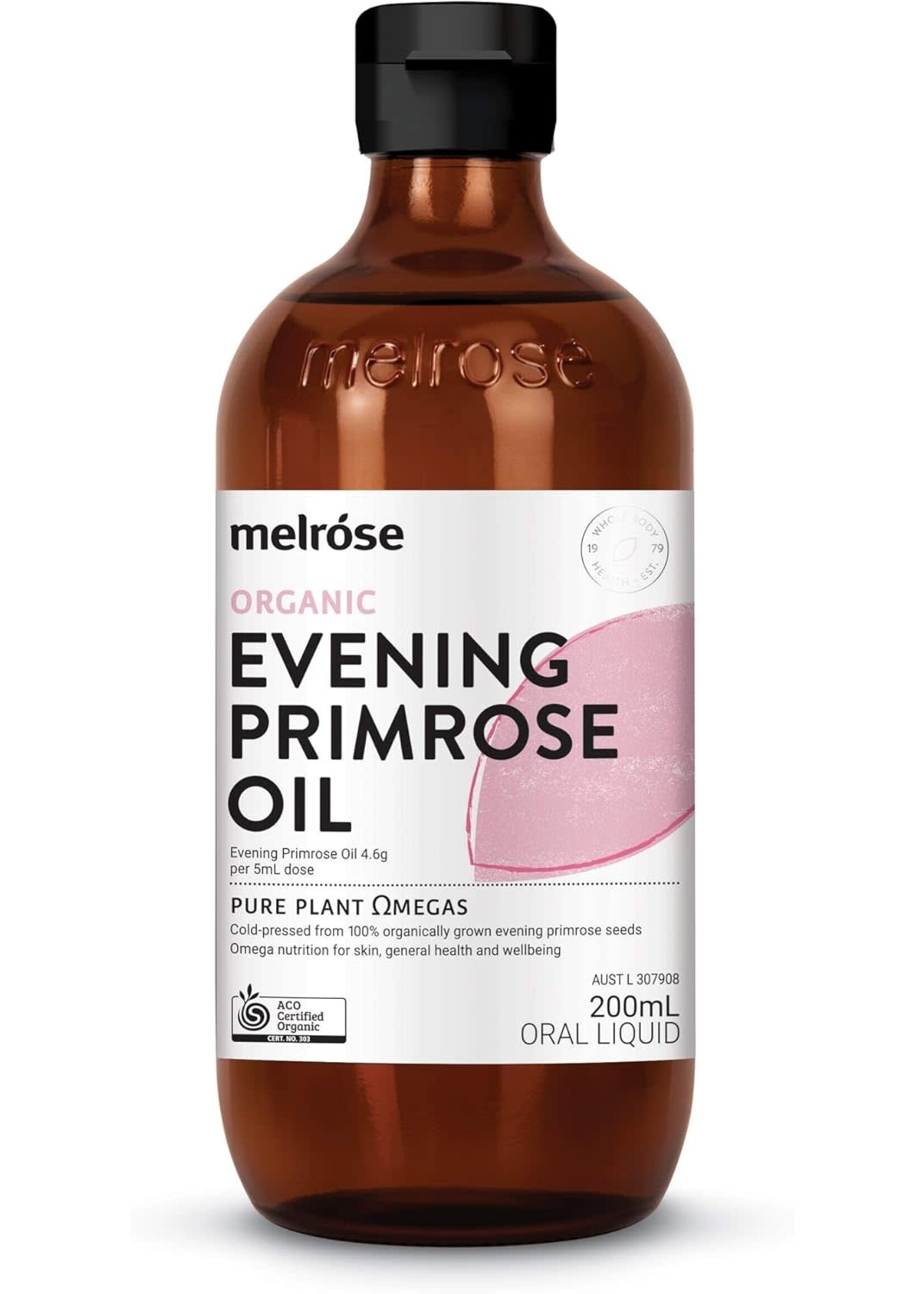 MELROSE Melrose Evening Primrose Oil Organic Strawberry 200ml