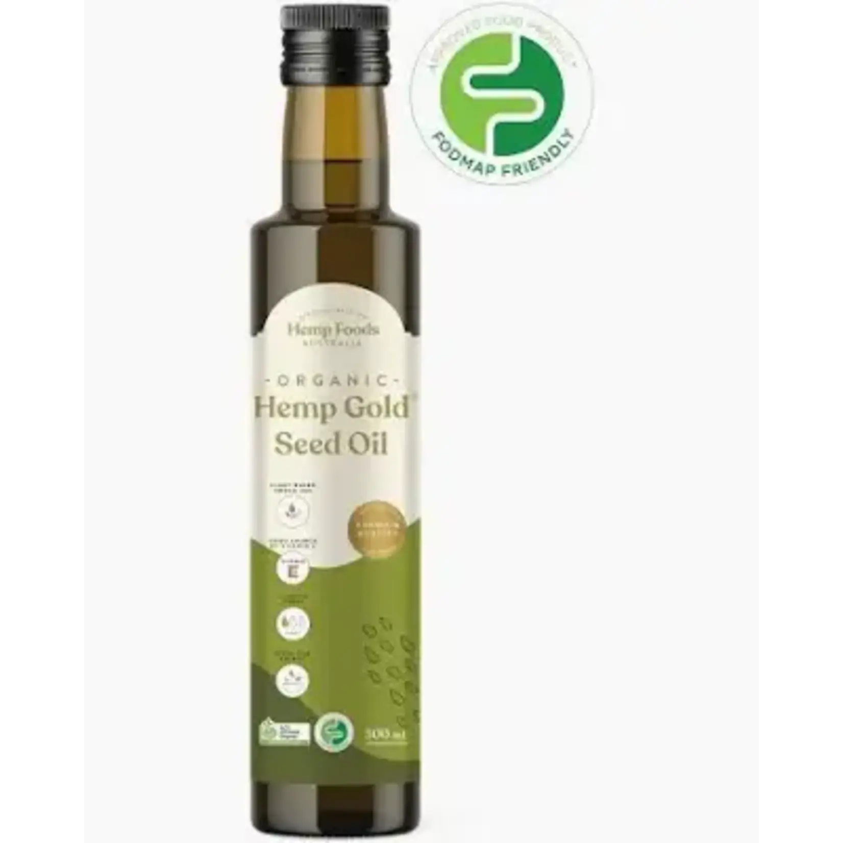 Hemp Foods Australia ( Essential Hemp) Hemp Foods Australia Organic Hemp Gold Seed Oil 500ml