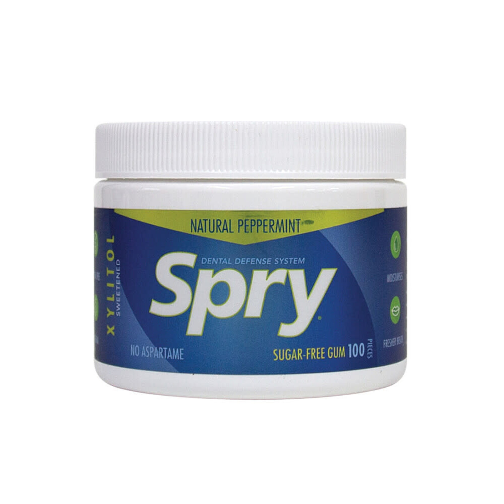 Spry Spry Xylitol Chewing Gum Peppermint 100 pieces