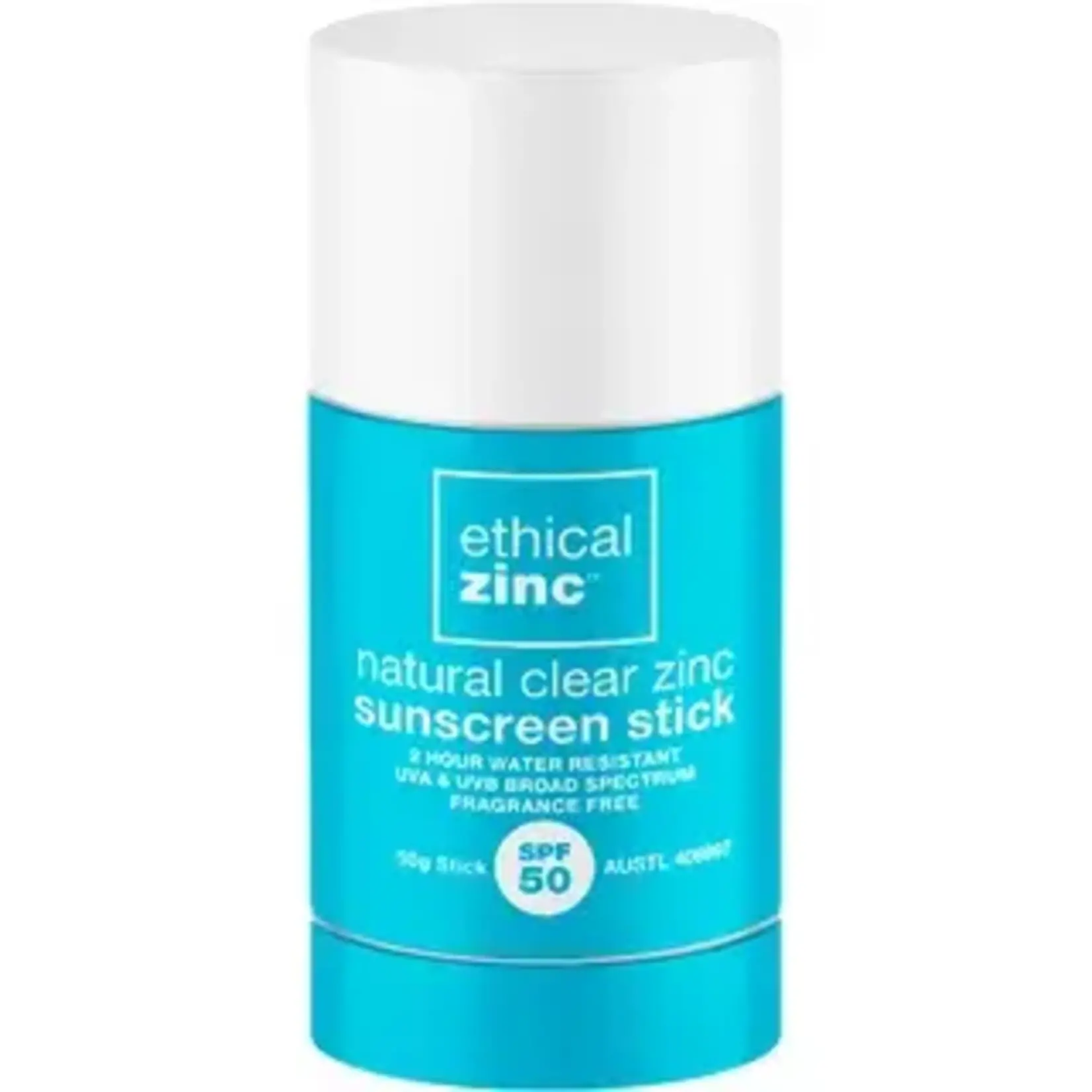 ETHICAL NUTRIENTS Ethical Zinc Natural Clear Zinc Sunscreen  SPF 50 Stick 50g