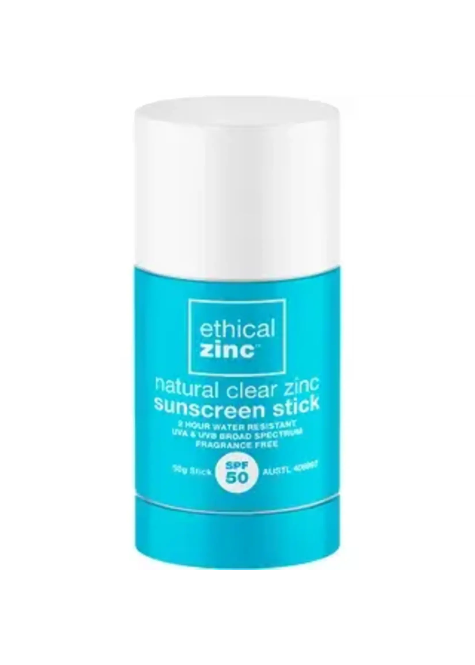 ETHICAL NUTRIENTS Ethical Zinc Natural Clear Zinc Sunscreen  SPF 50 Stick 50g