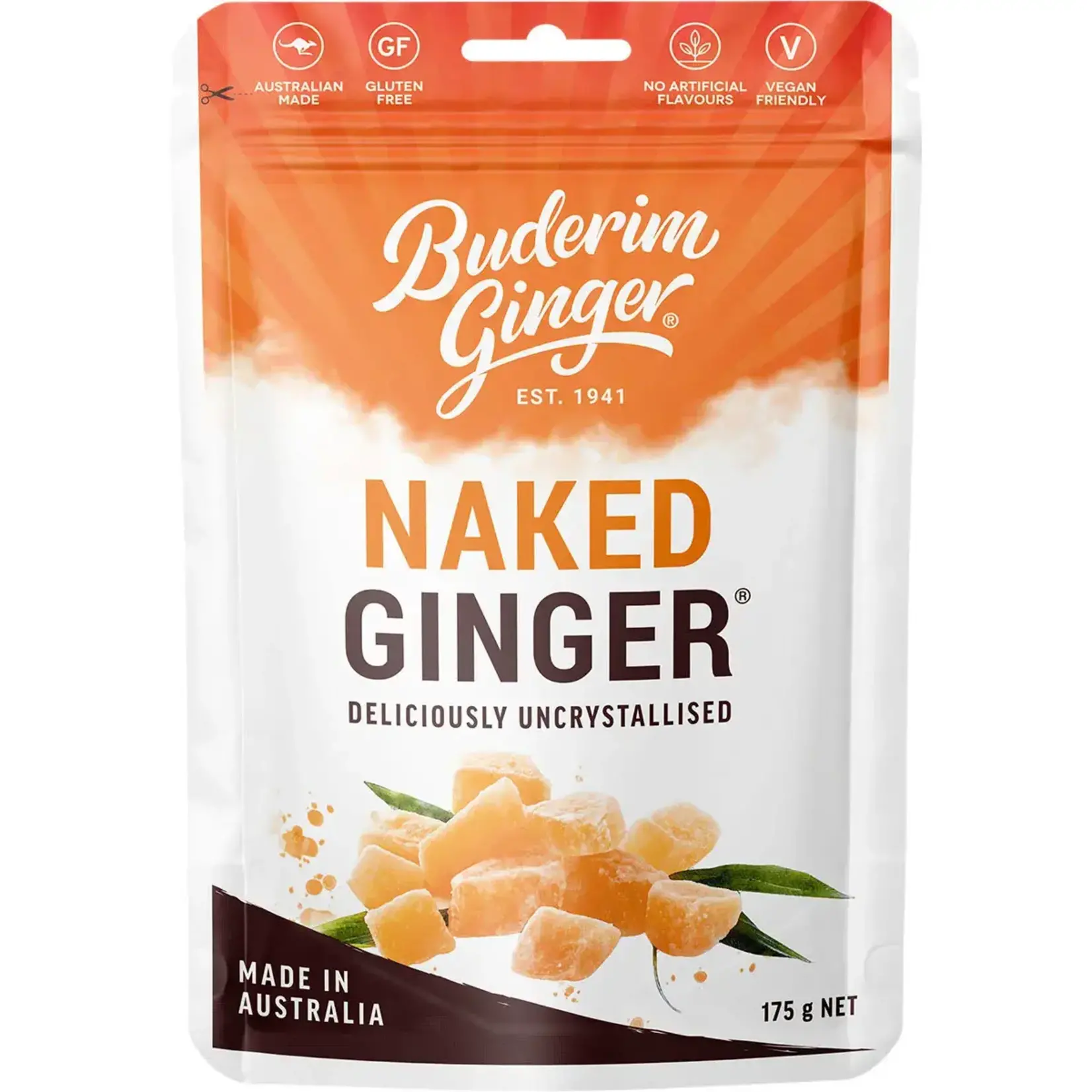 Buderim Ginger Buderim Ginger Naked Ginger 175g