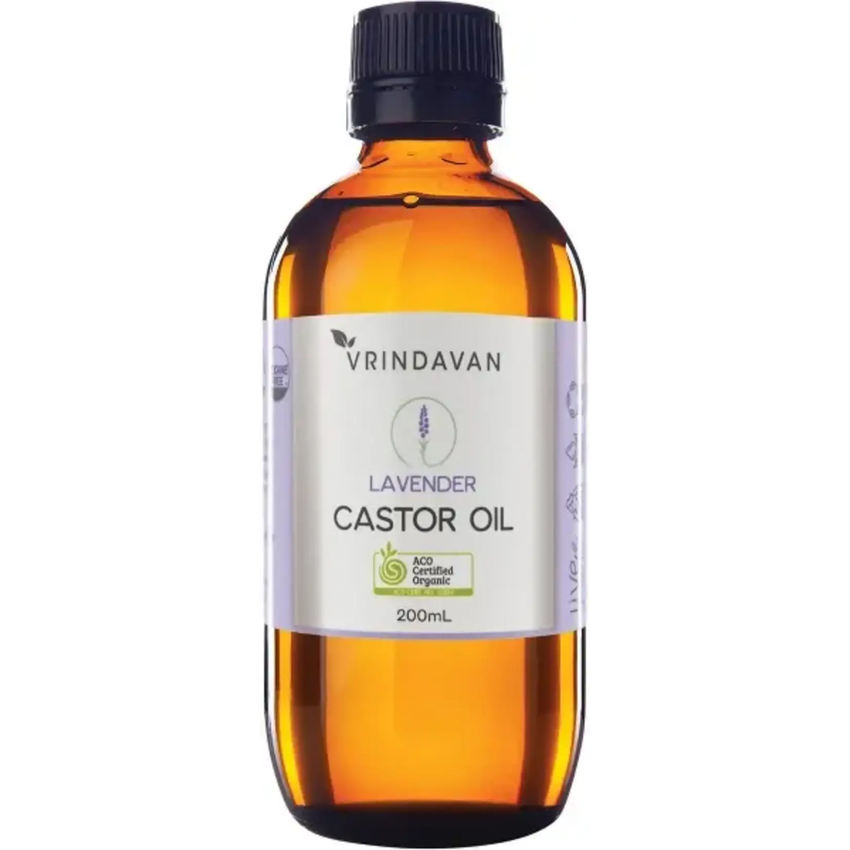 VRINDAVAN Vrindavan Castor Oil W/ Lavender 200ml