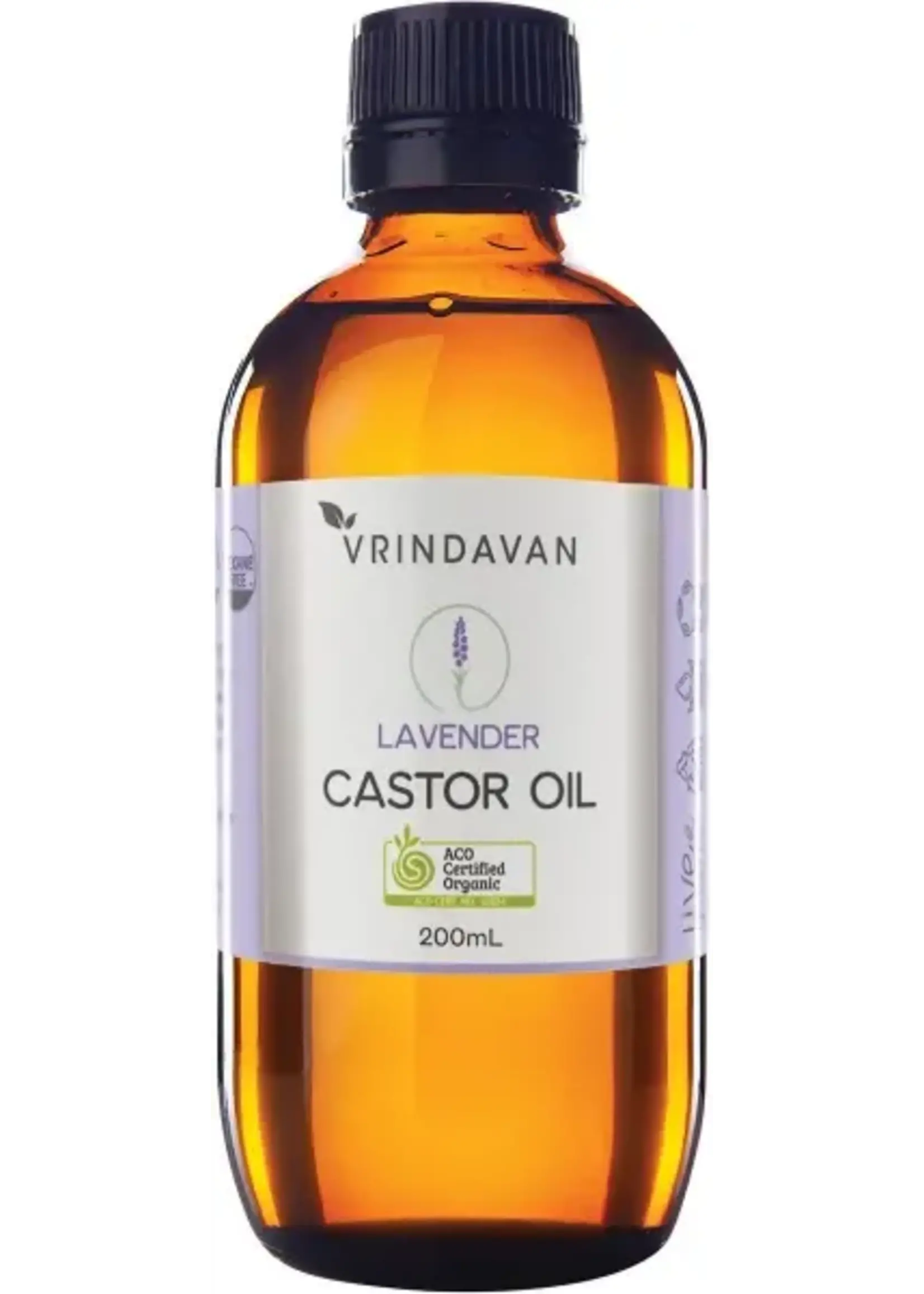 VRINDAVAN Vrindavan Castor Oil W/ Lavender 200ml