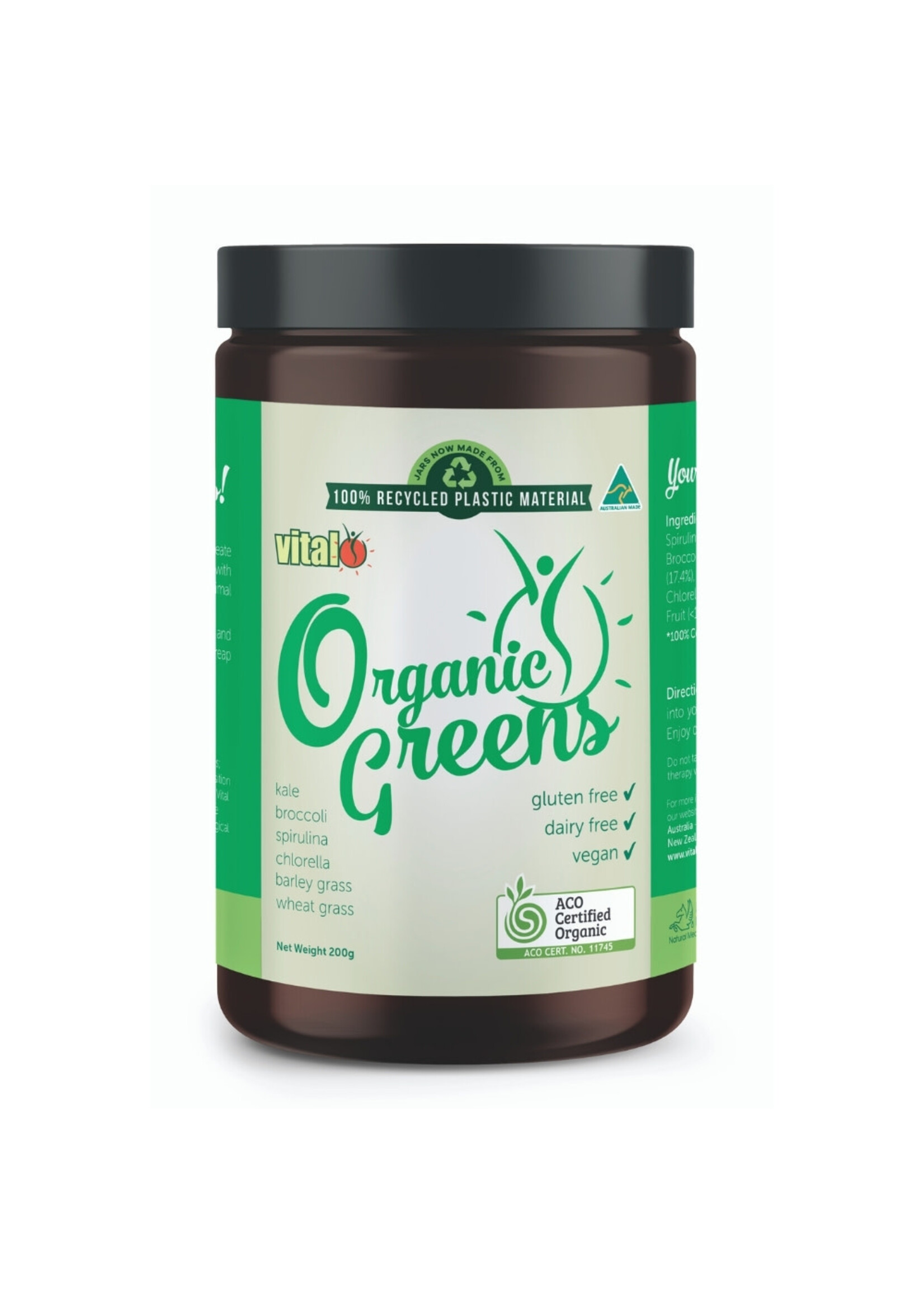 Martin & Pleasance/Vital Martin & Pleasance Vital Organic Greens G/F 200g