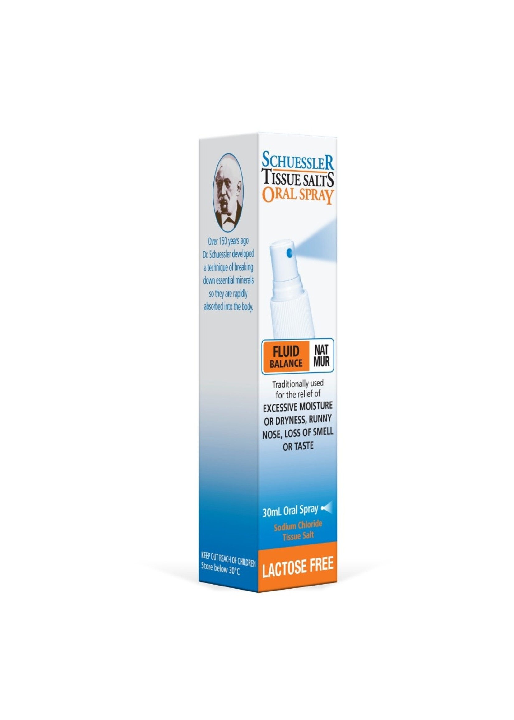Schuessler Schuessler Tissue Salts Nat Mur Fluid Balance 30ml Oral Spay