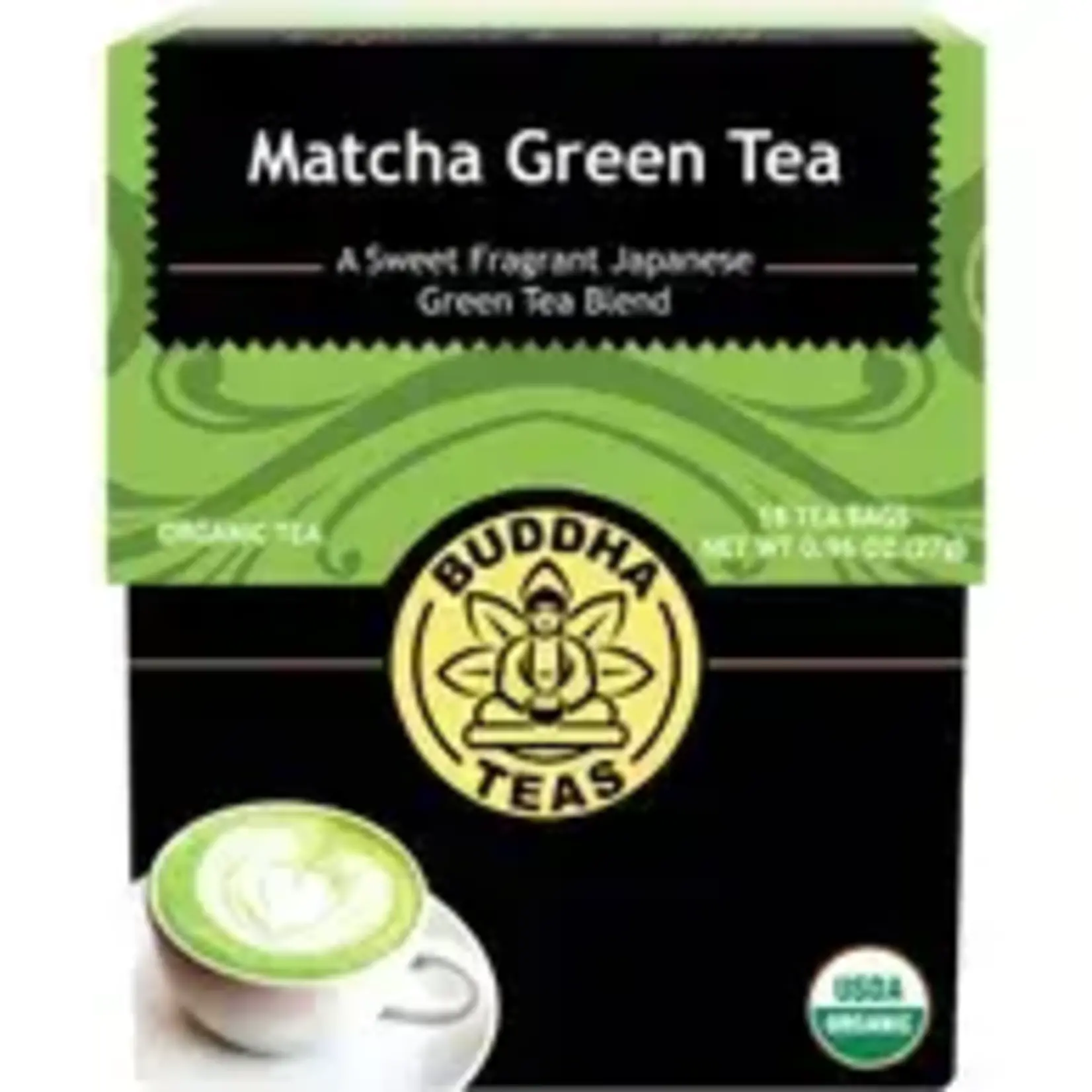 Buddha Teas Buddha Teas Organic Herbal Tea Bags 18 pk Matcha Green