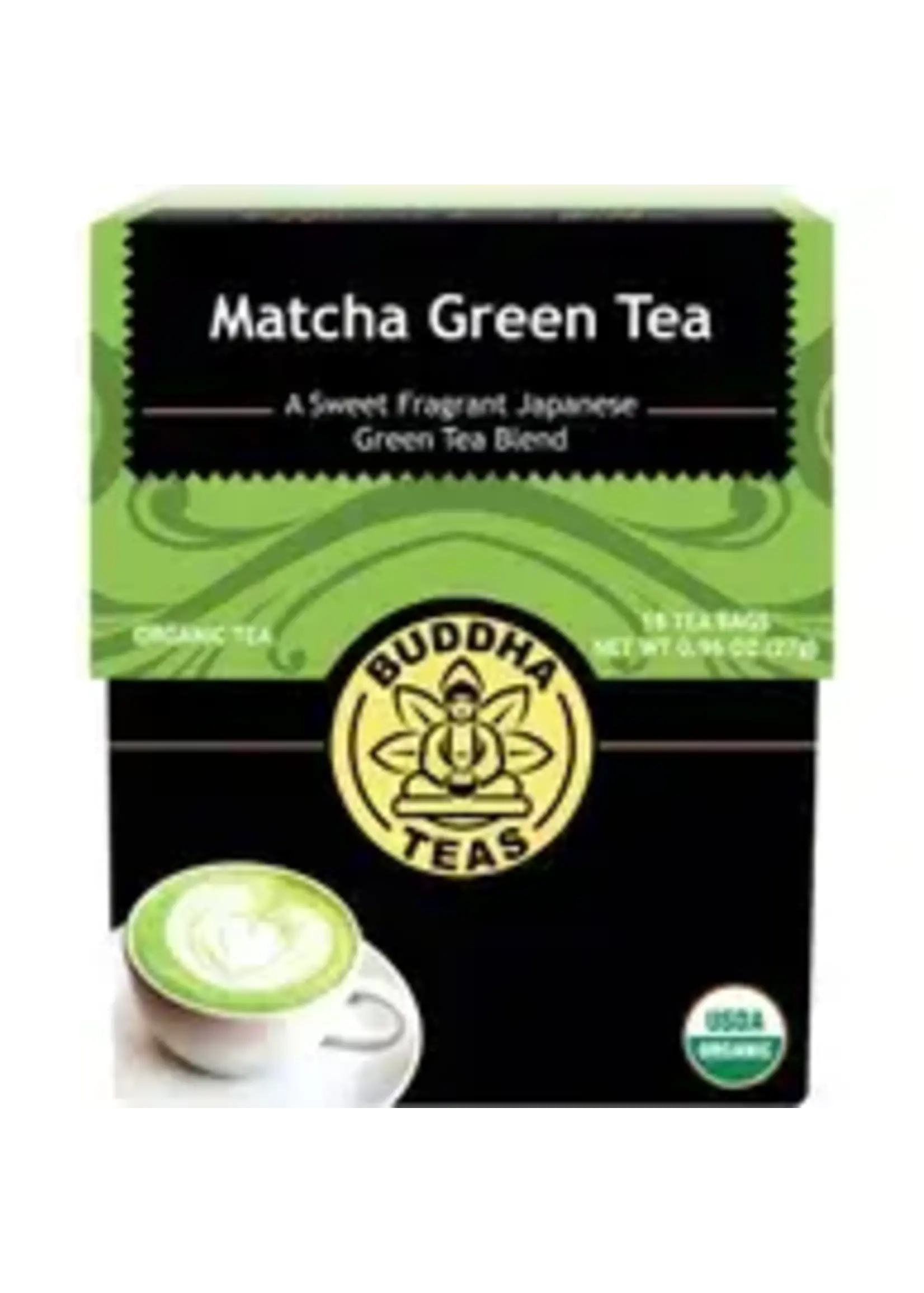 Buddha Teas Buddha Teas Organic Herbal Tea Bags 18 pk Matcha Green