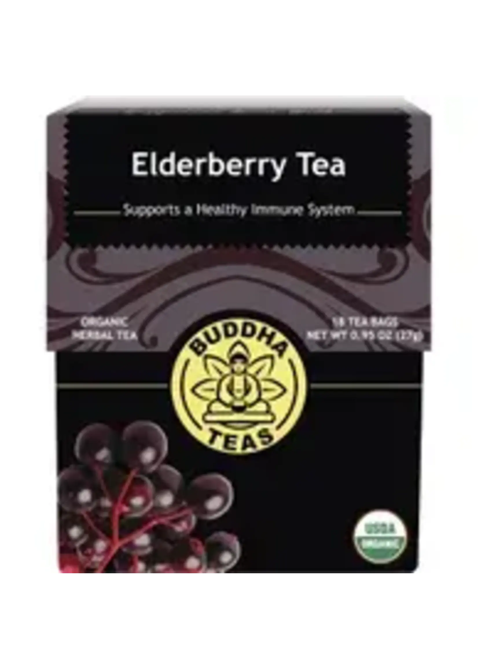 Buddha Teas Buddha Teas Organic Herbal Tea Bags 18 pk Elderberry